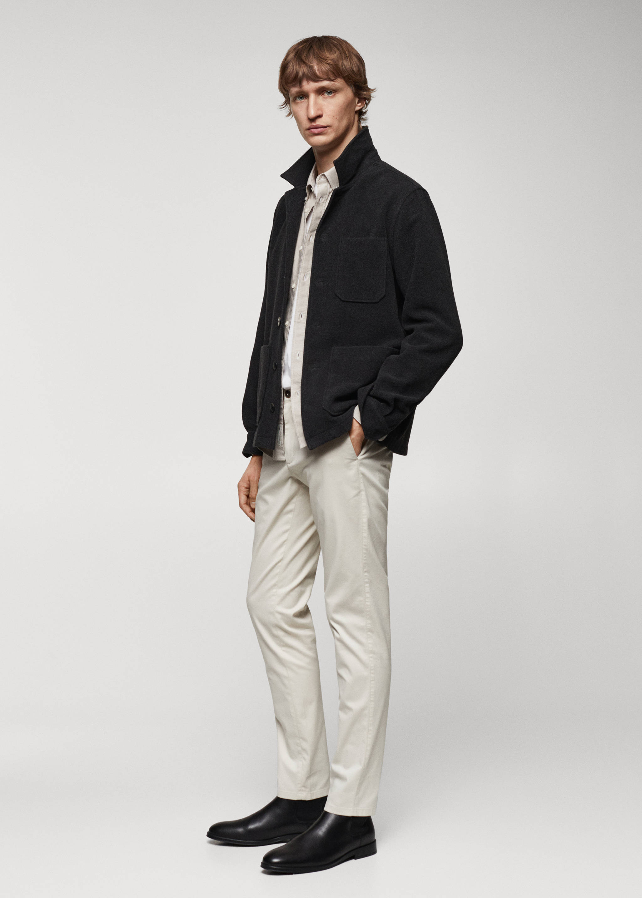 Pantalons xinesos slim fit sarja - Detall de l'article 1