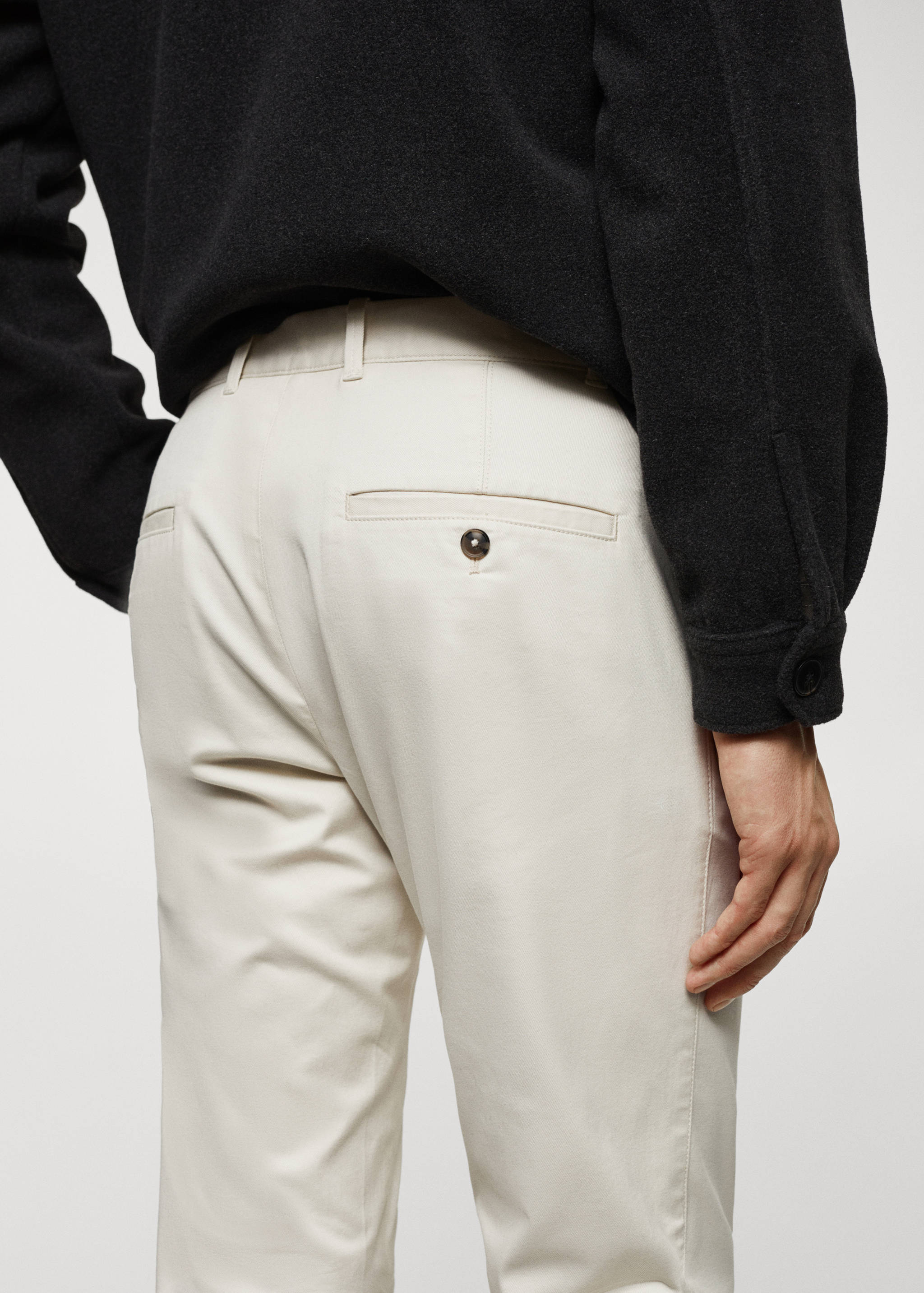 Pantalons xinesos slim fit sarja - Detall de l'article 4