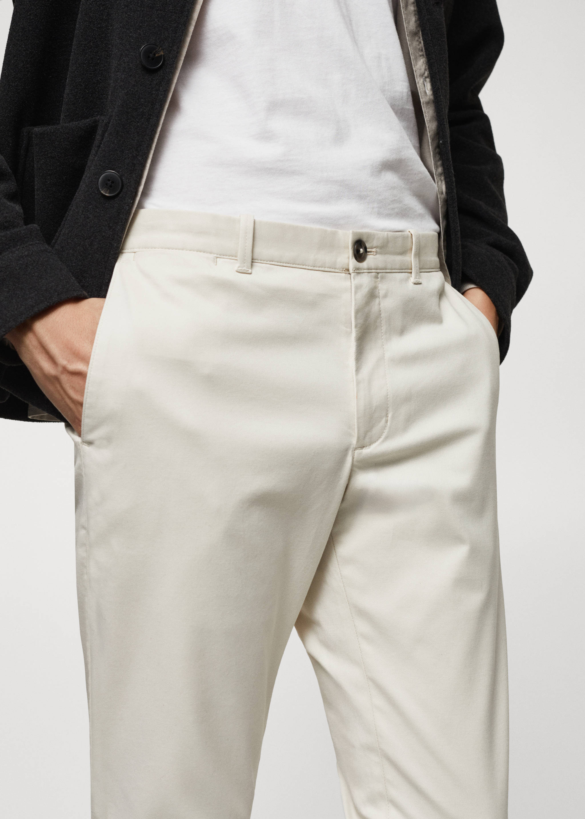 Pantalons xinesos slim fit sarja - Detall de l'article 2