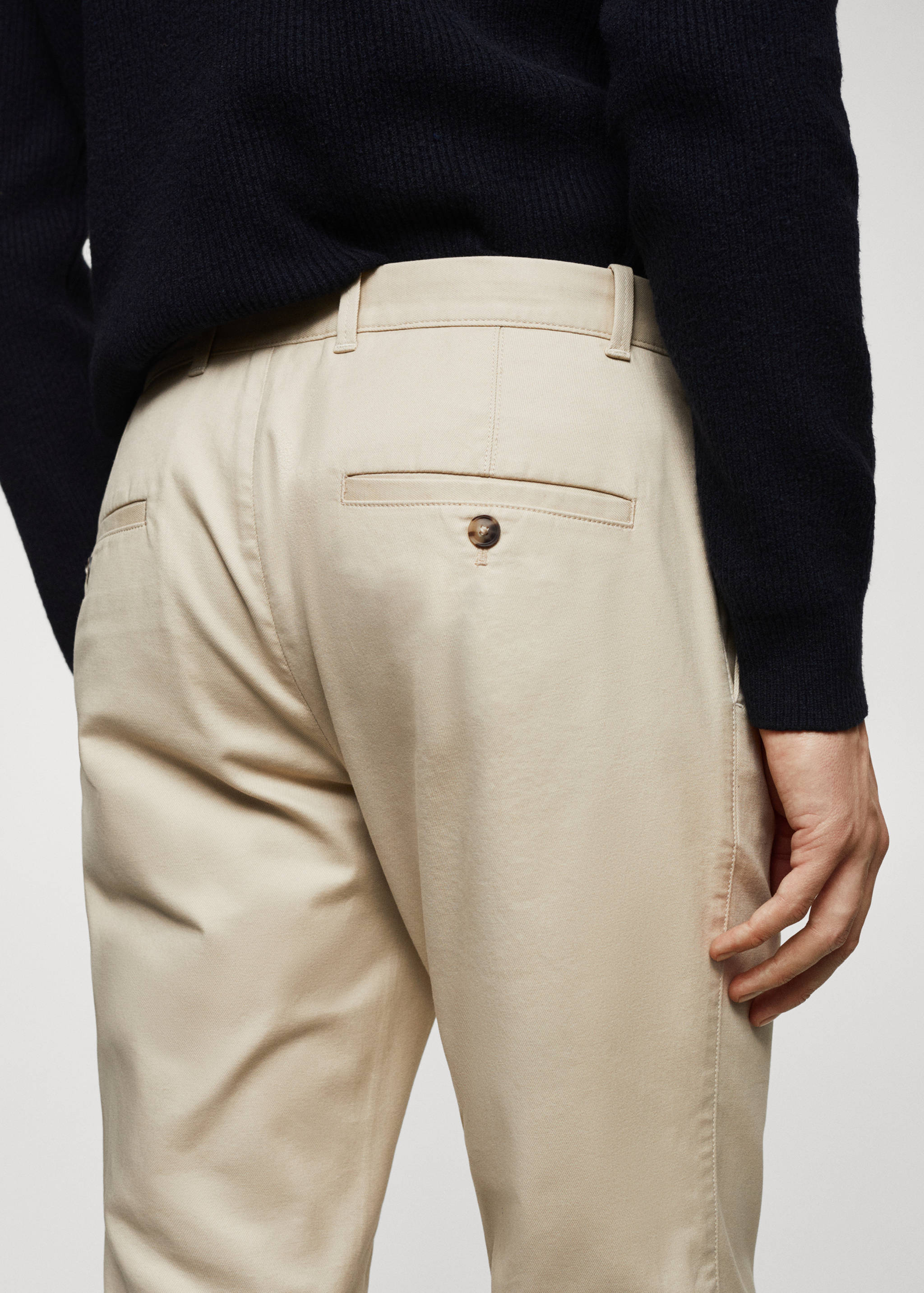 Pantalons xinesos slim fit sarja - Detall de l'article 4