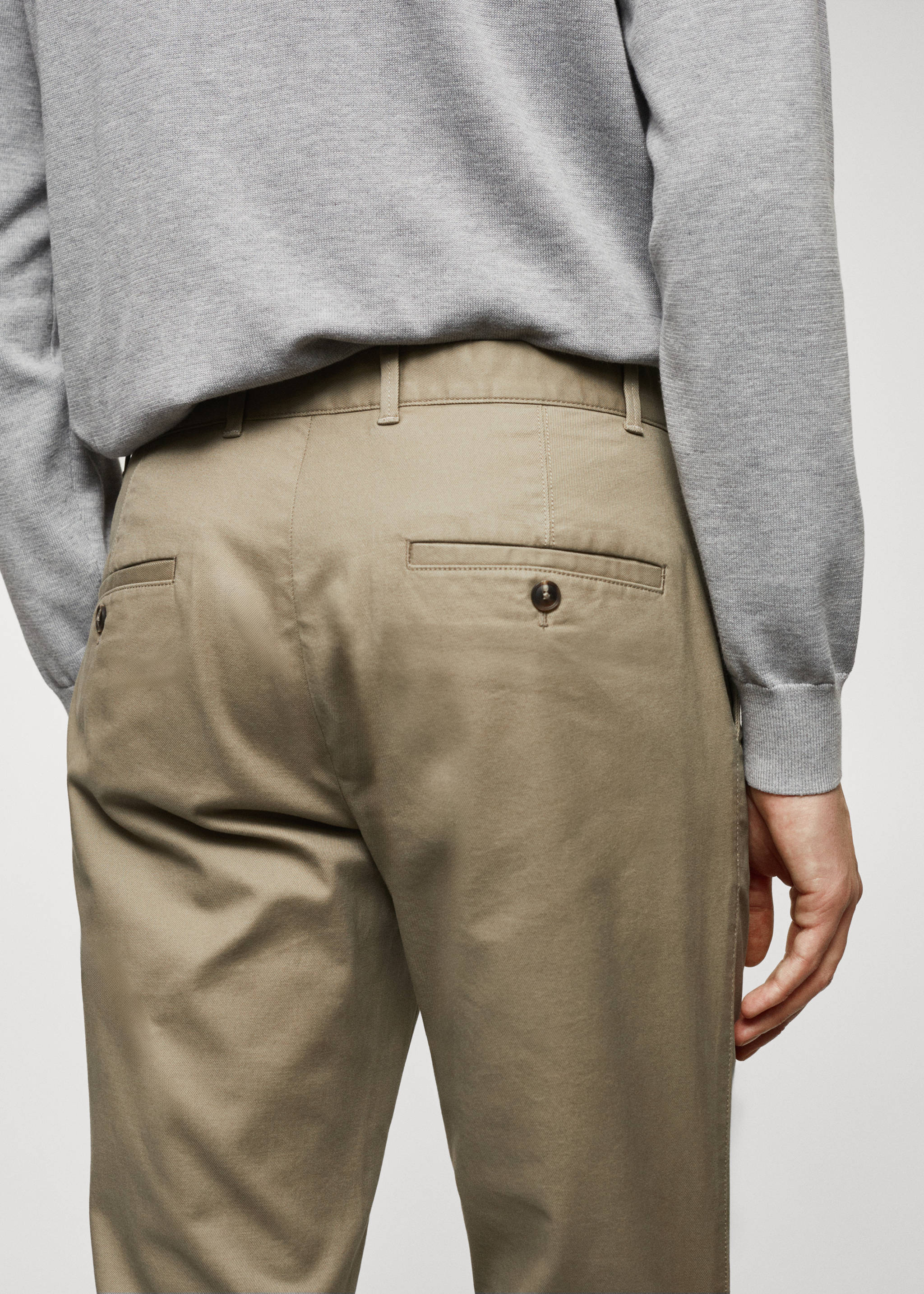 Pantalons xinesos slim fit sarja - Detall de l'article 4