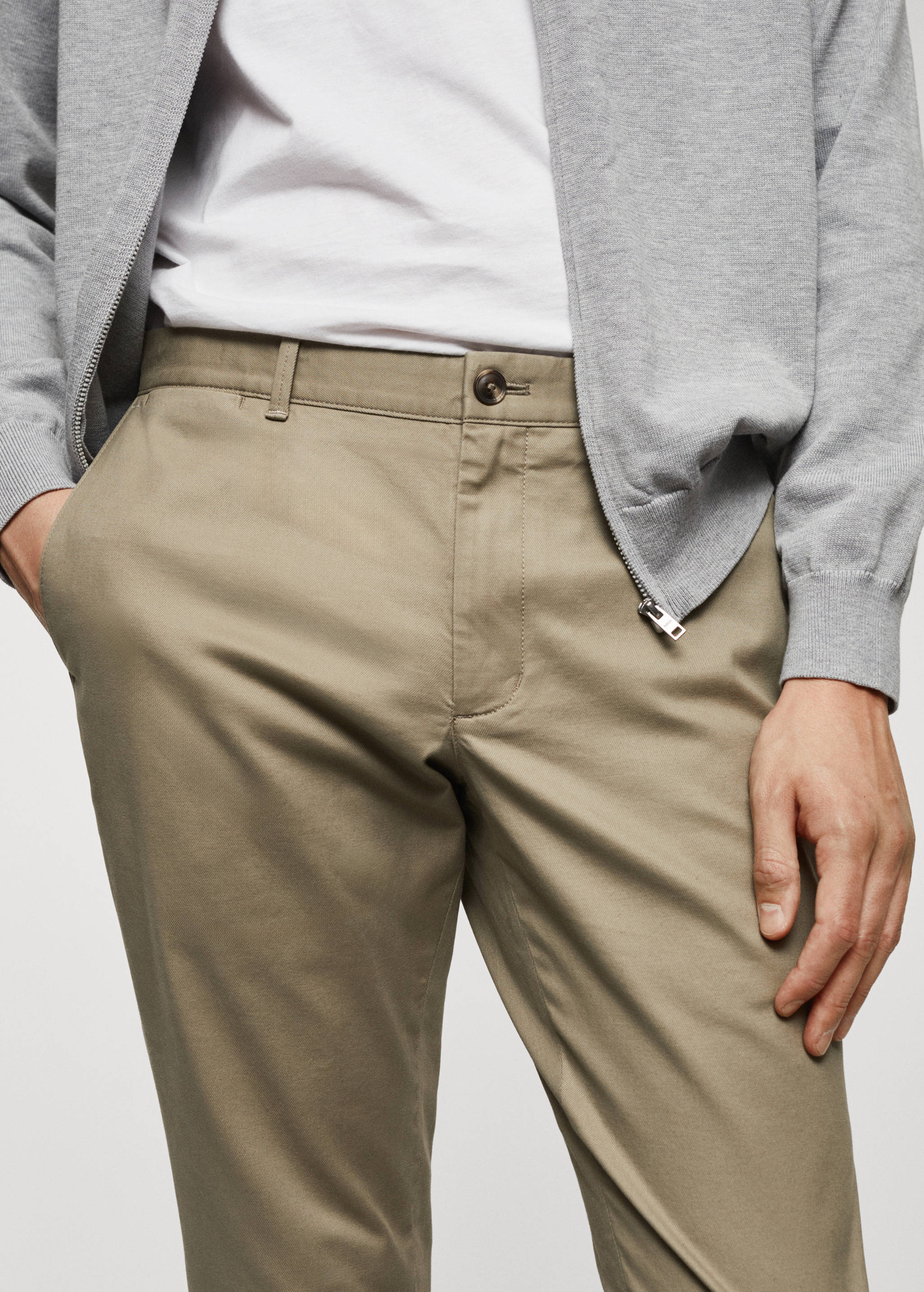 Pantalons xinesos slim fit sarja - Detall de l'article 2