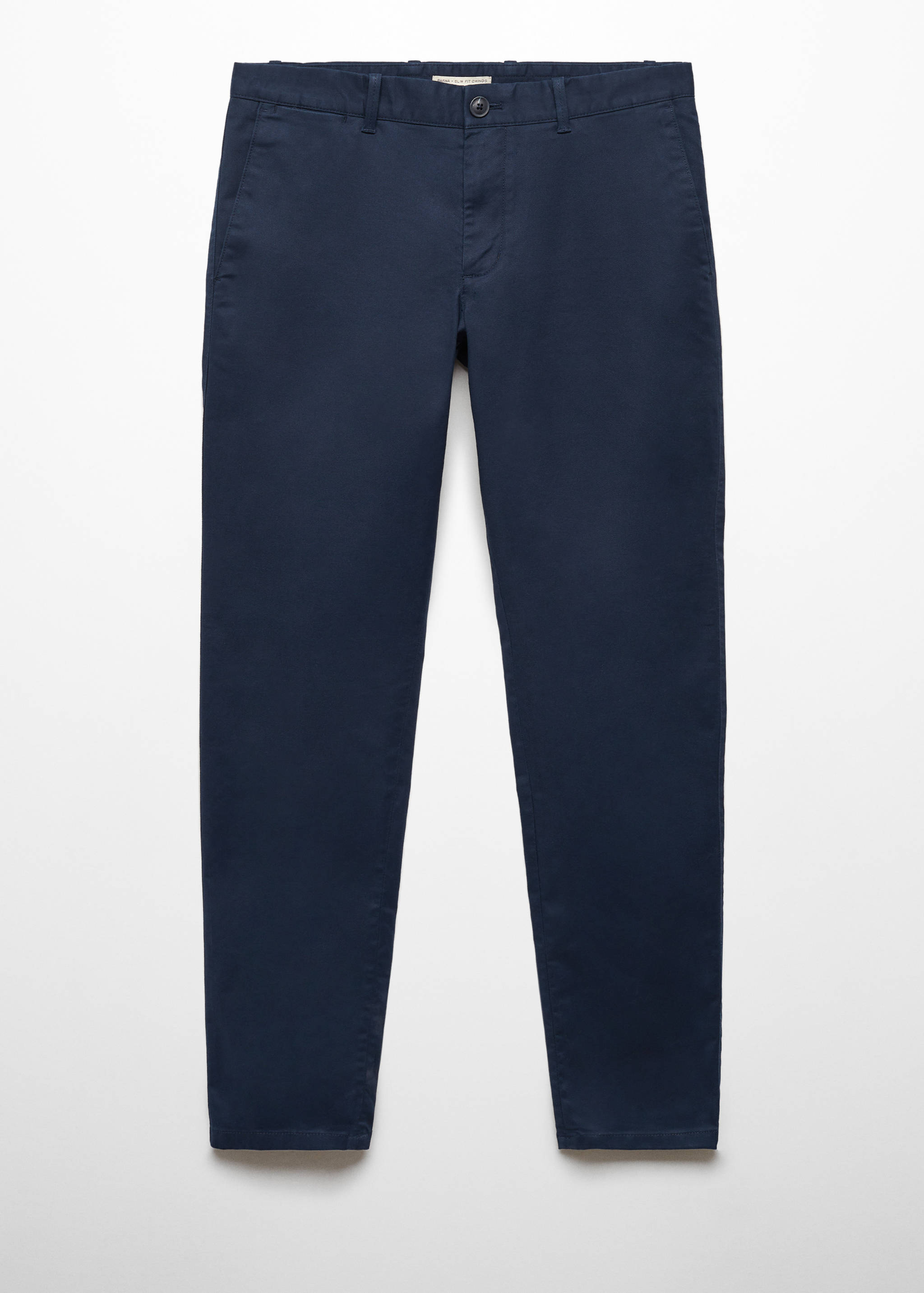 Παντελόνι τσίνο slim fit σερζ - Προϊόν χωρίς μοντέλο