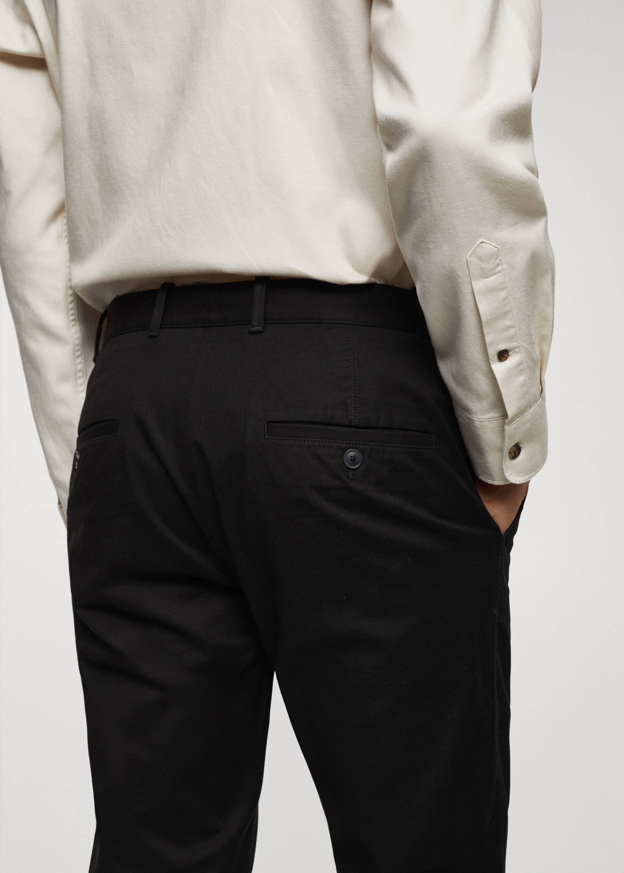 Pantalons xinesos slim fit sarja - Detall de l'article 2