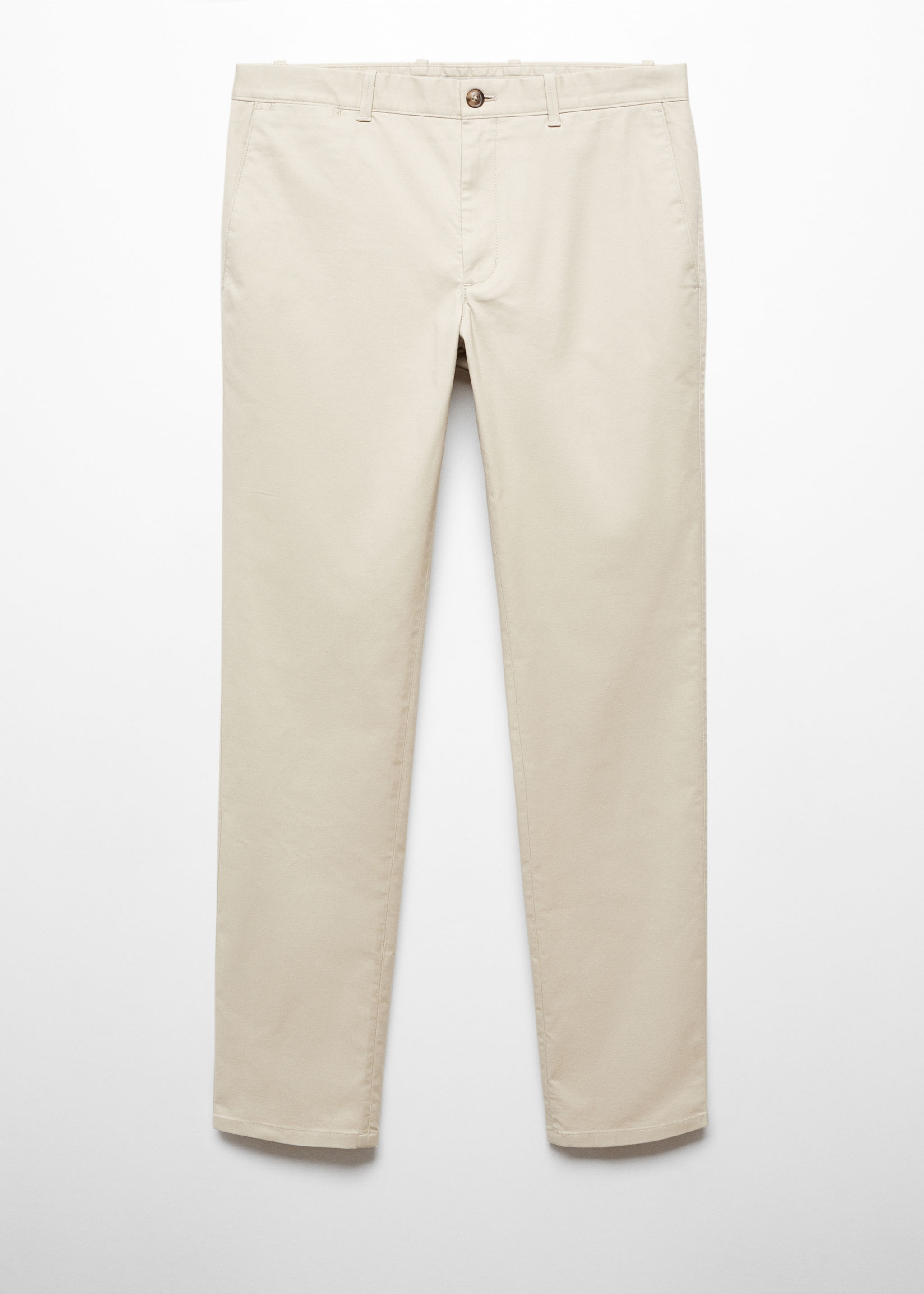 Slim fit serge chino trousers - Article without model