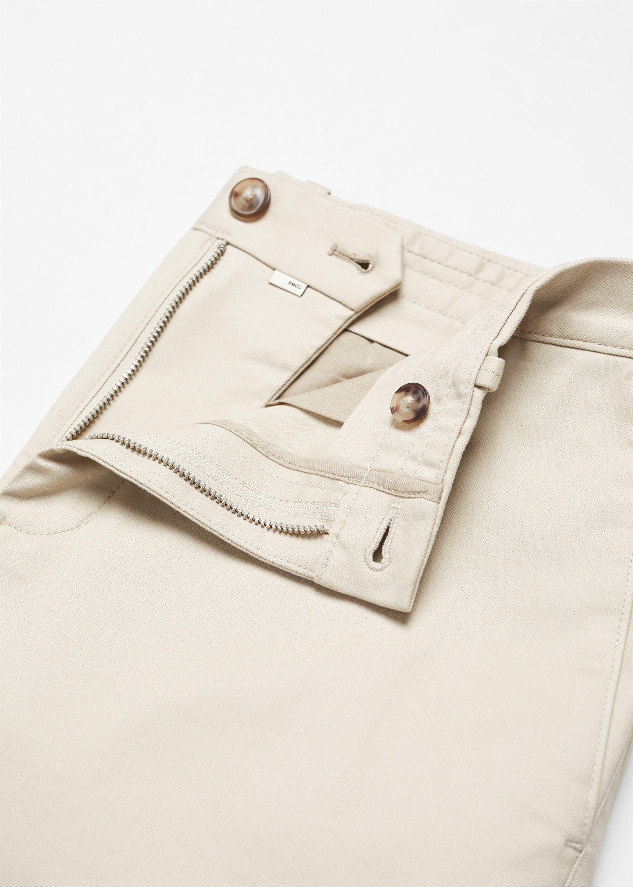 Slim fit serge chino trousers - Details of the article 8