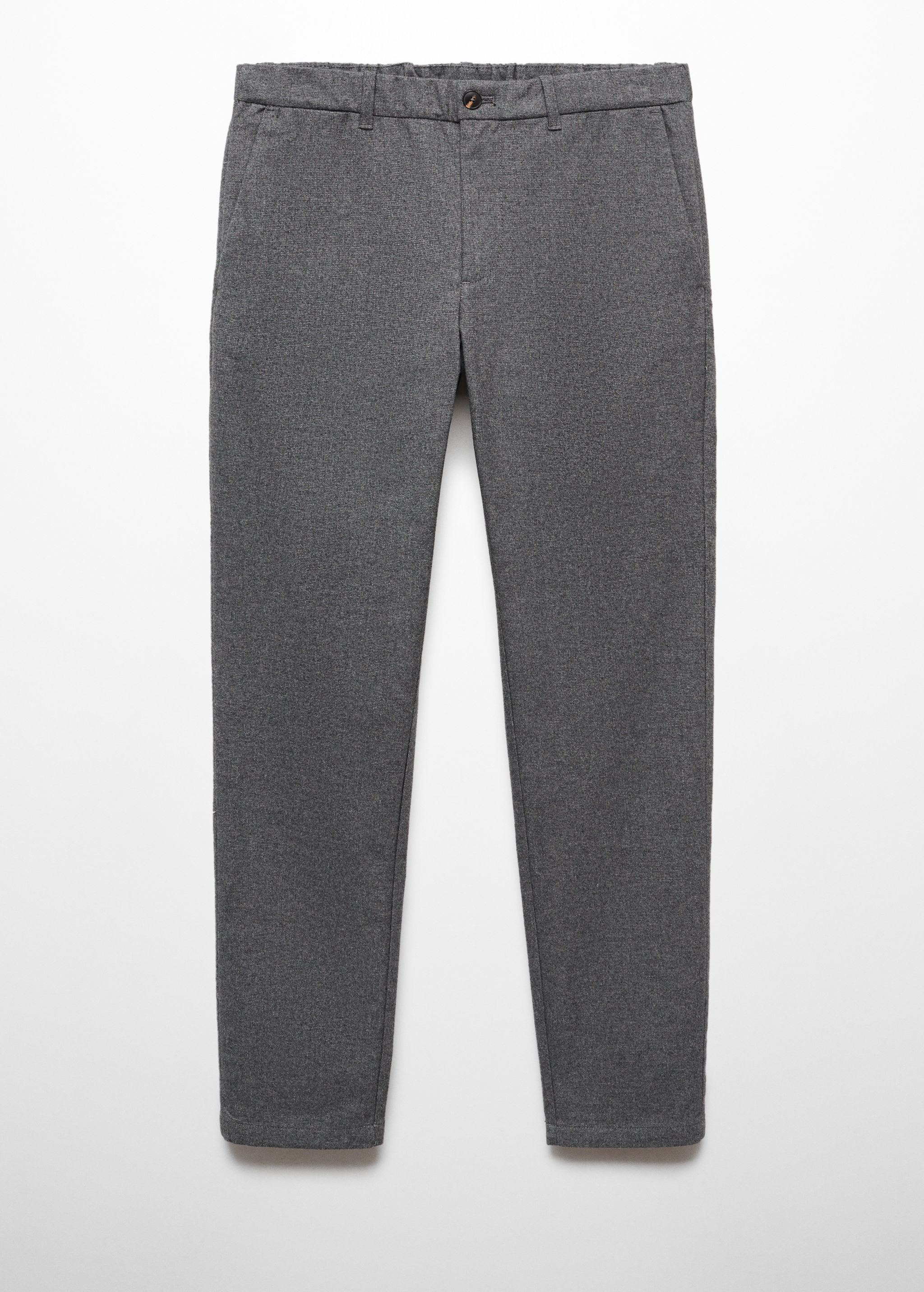Pantalons slim fit cotó estructura - Article sense model