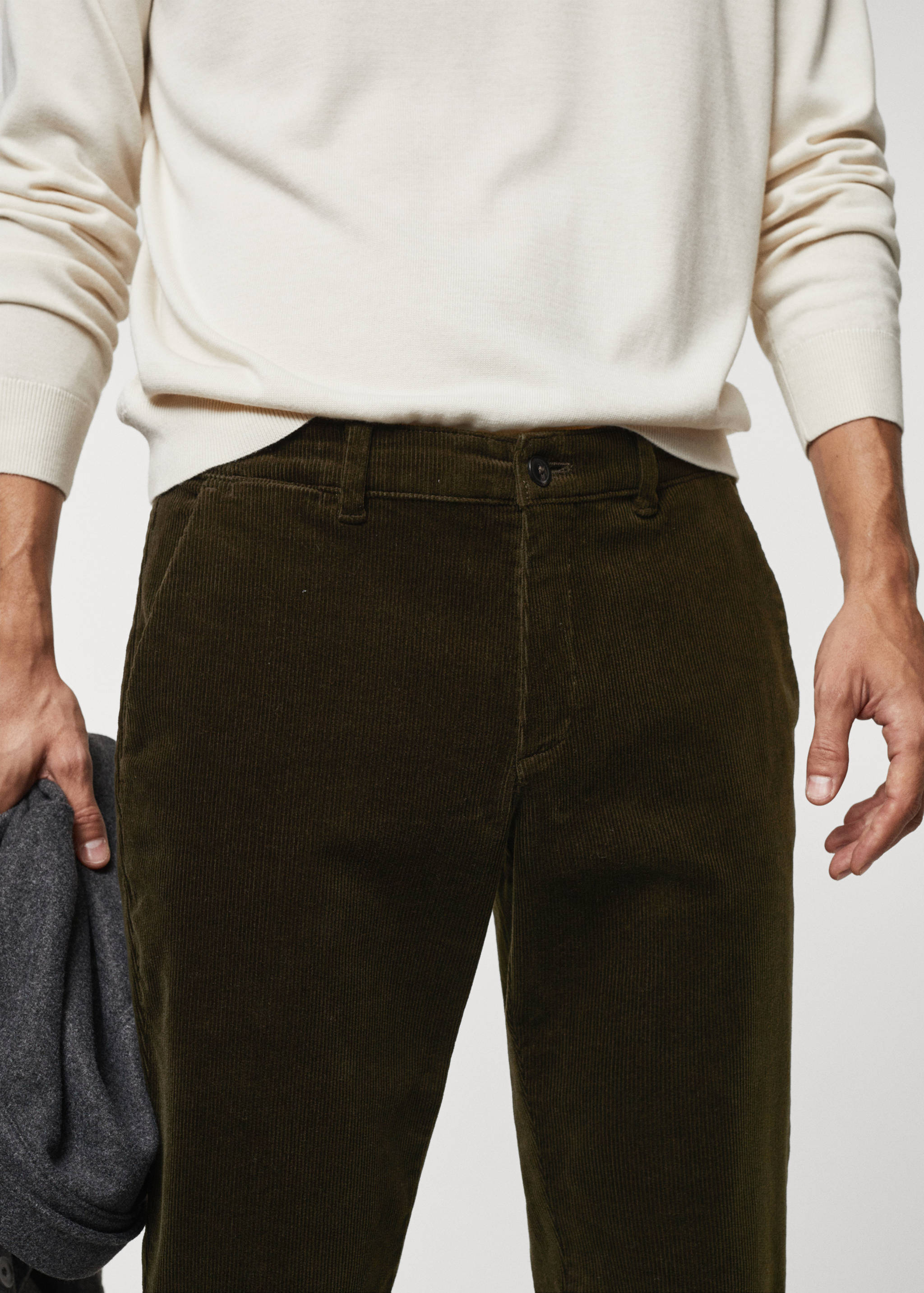 Pantalons pana slim fit cordill - Detall de l'article 1