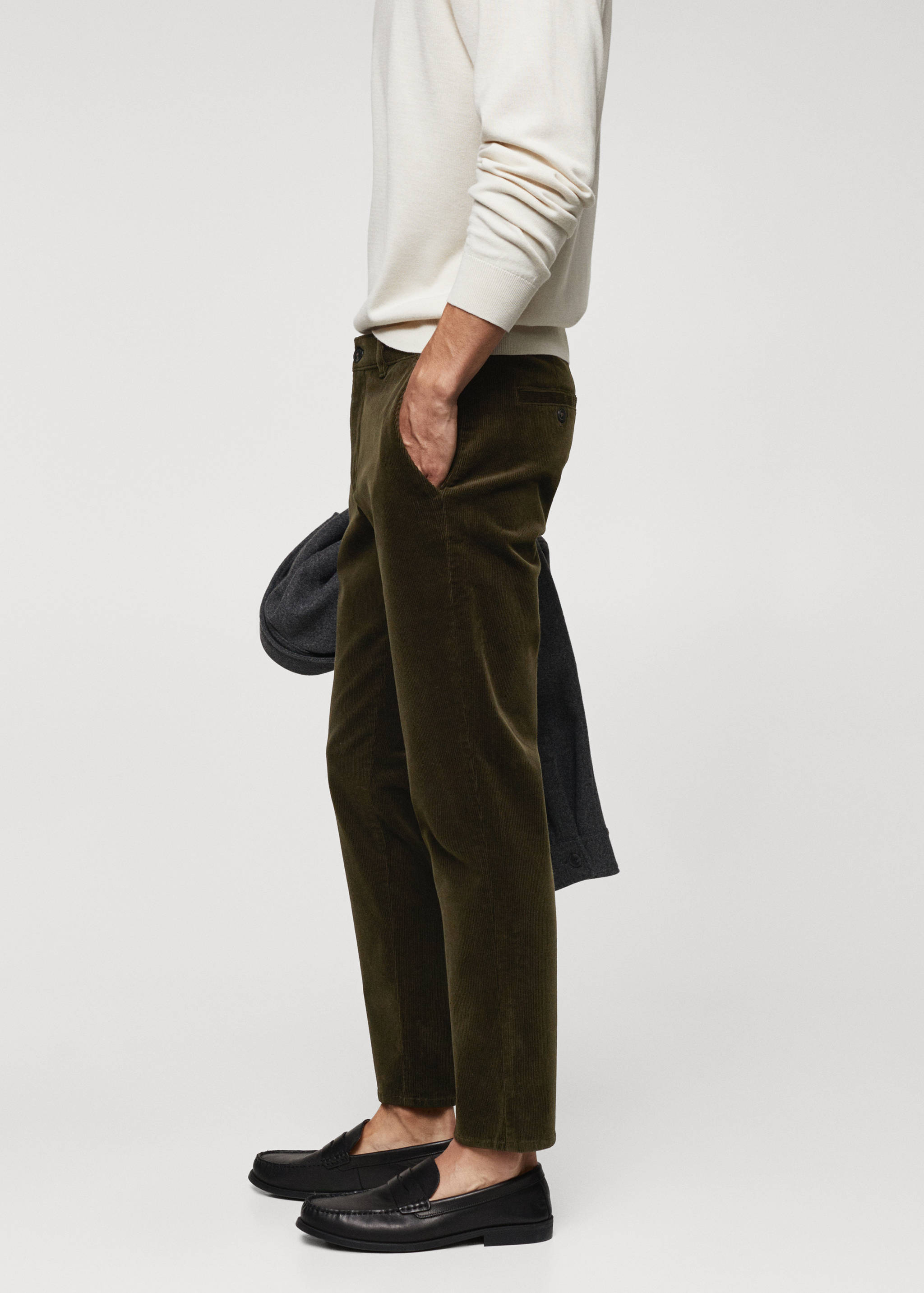 Pantalons pana slim fit cordill - Detall de l'article 4