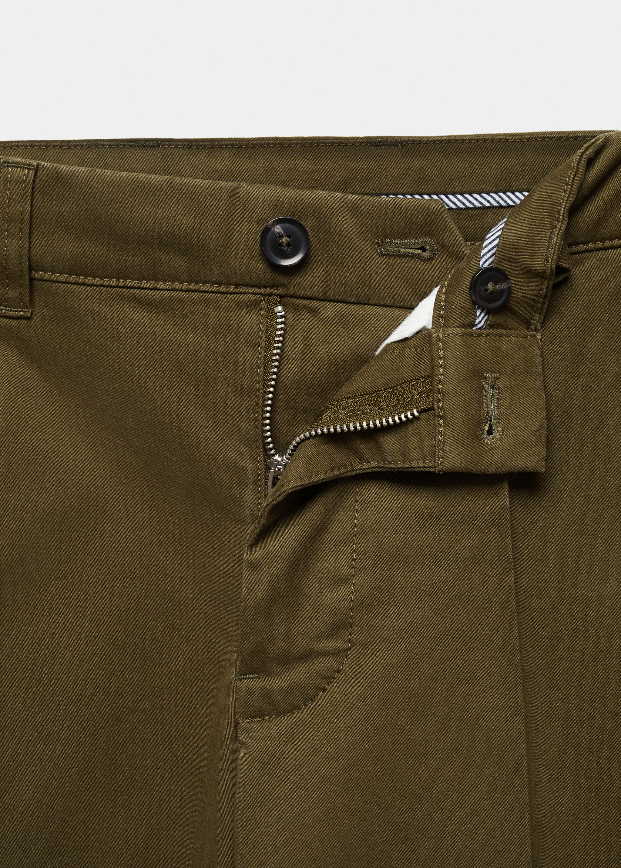 Pantalons xinesos slim fit pinces - Detall de l'article 8