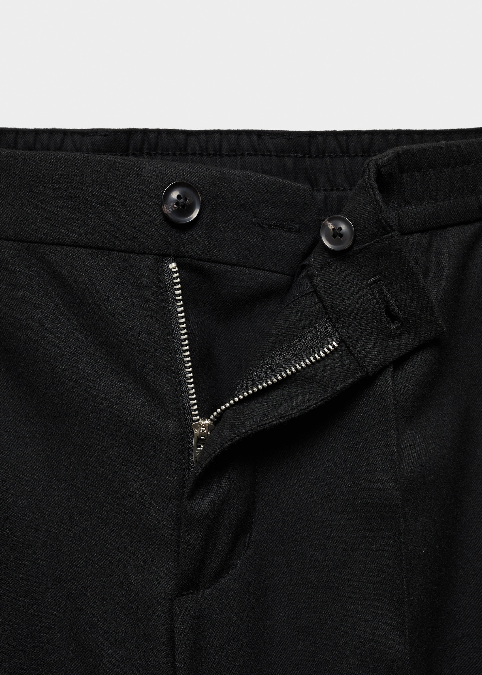 Pantalons cotó slim fit pinces - Detall de l'article 8