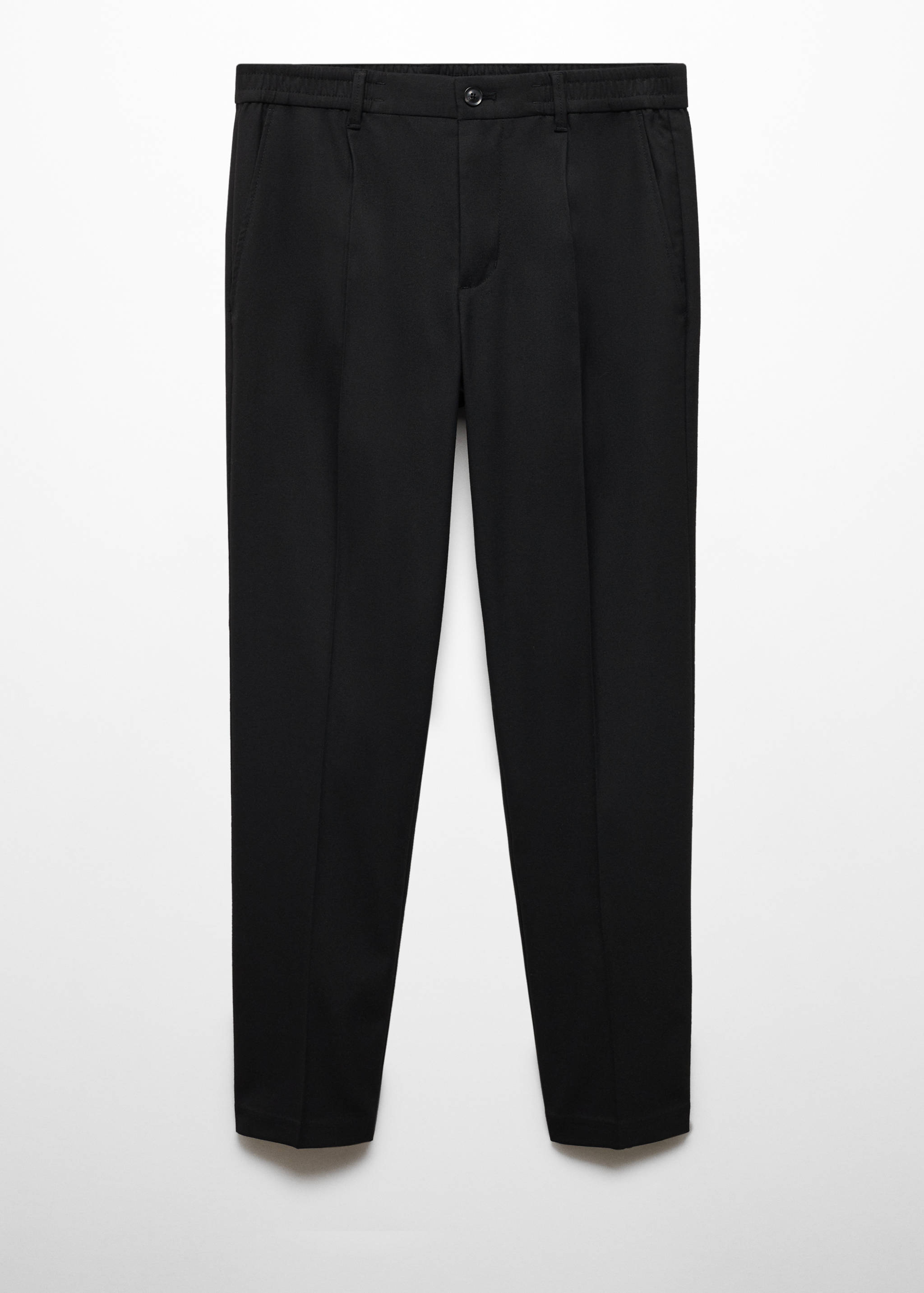 Slim Fit-Bundfaltenhose aus Baumwolle - Artikel ohne Model