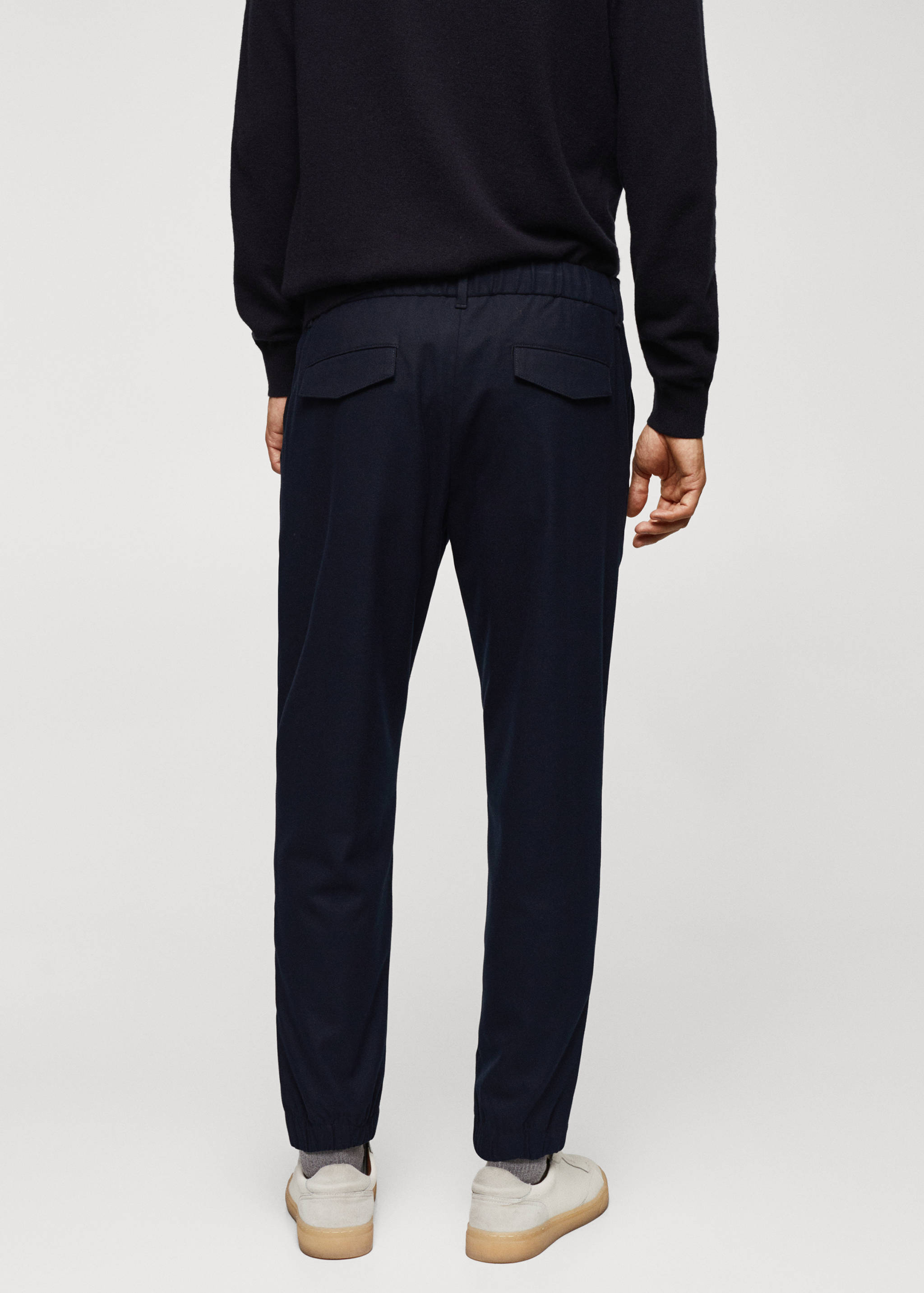 Pantalons jogger slim fit cordill - Revers de l'article