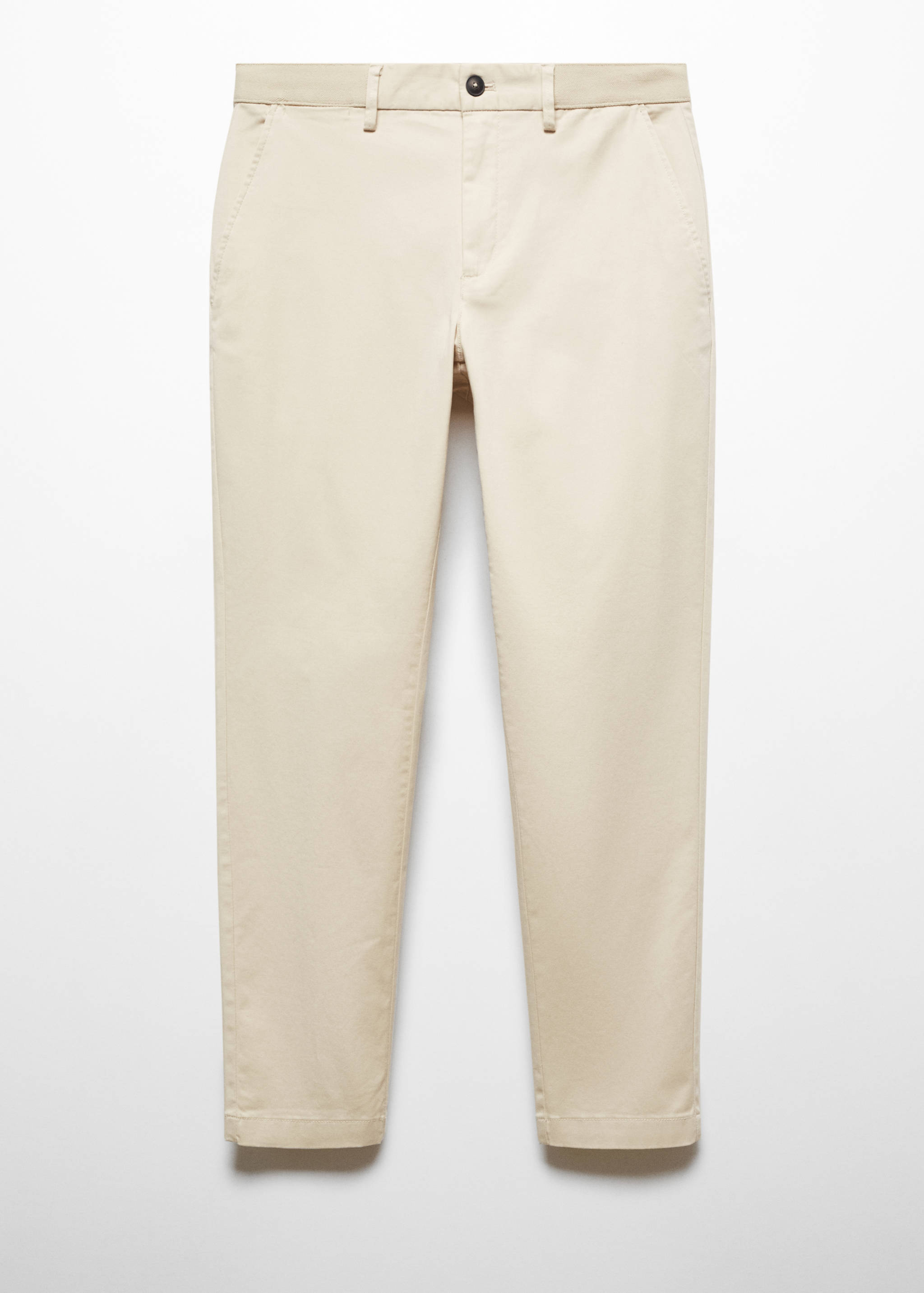 Cotton tapered crop pants - Article without model