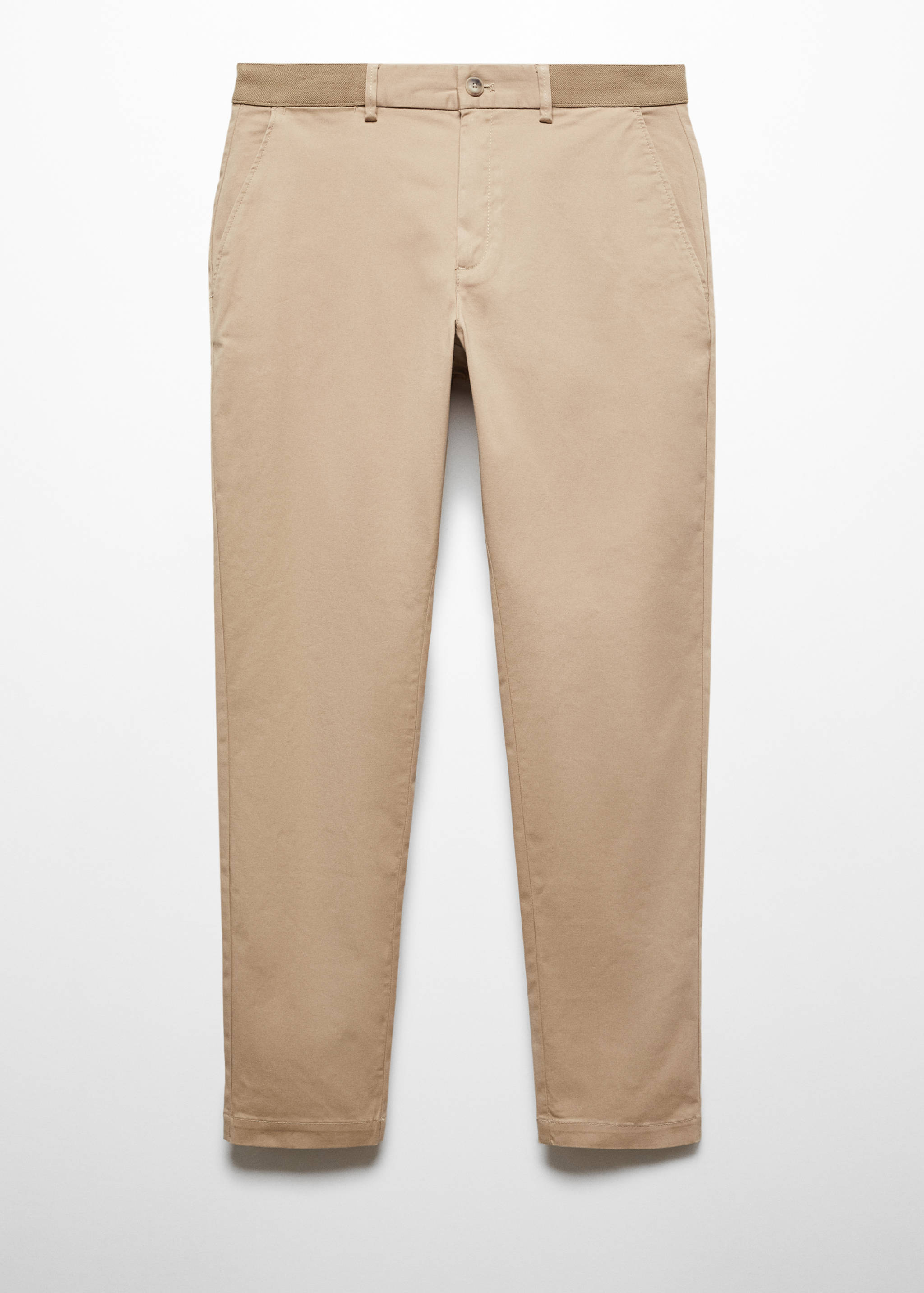 Cotton tapered crop trousers - Article without model