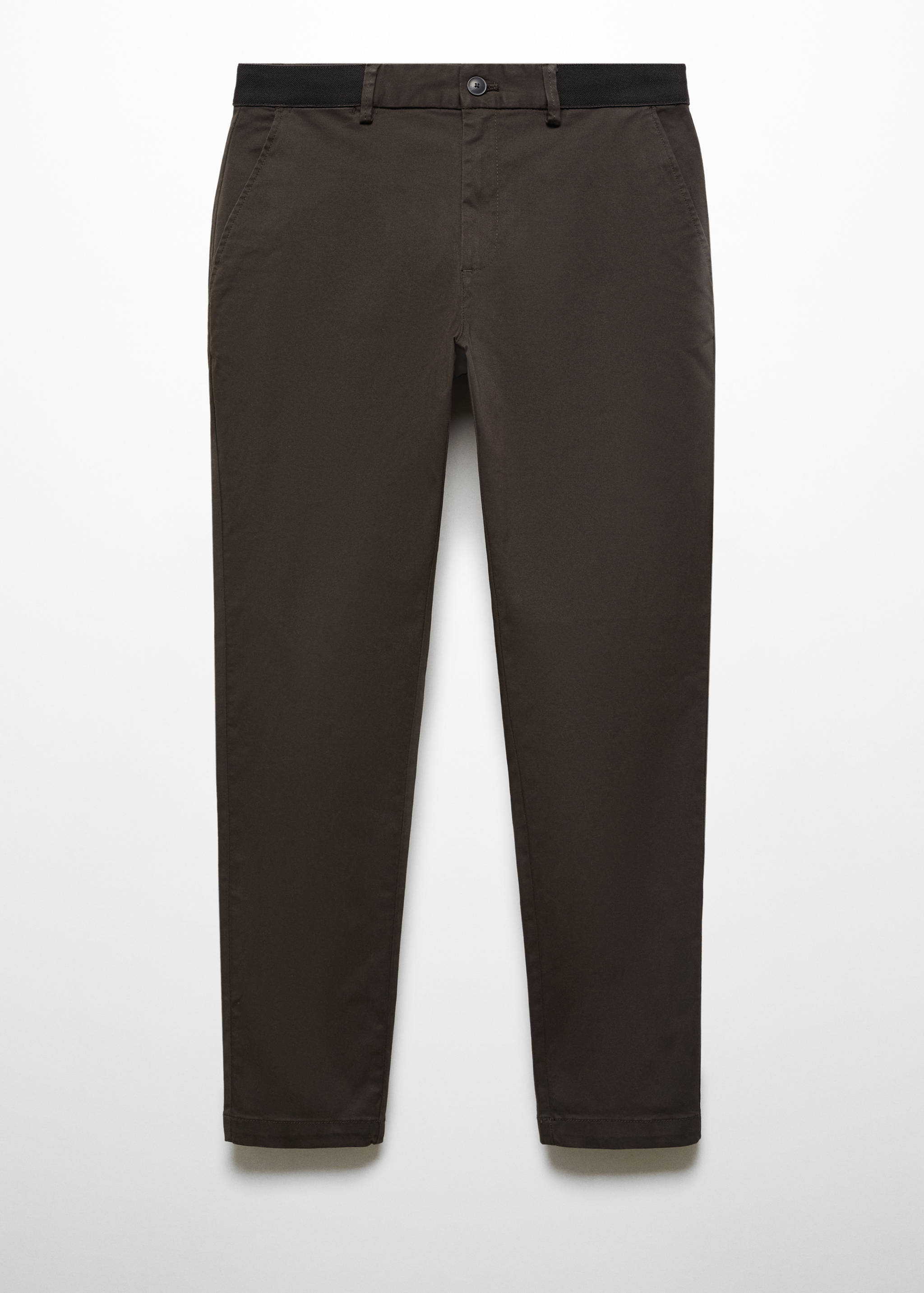 Cotton tapered crop trousers - Article without model