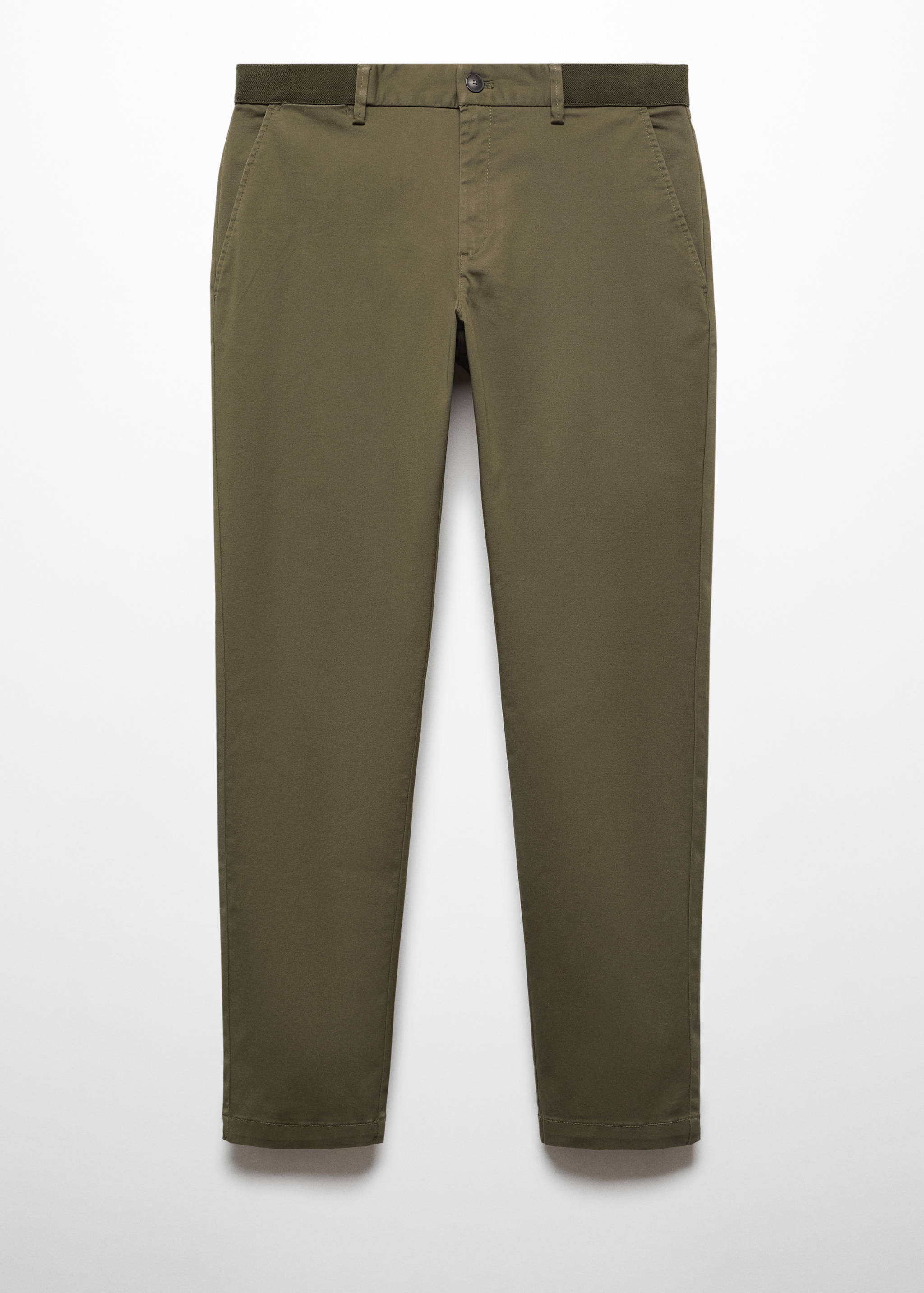 Cotton tapered crop trousers - Article without model