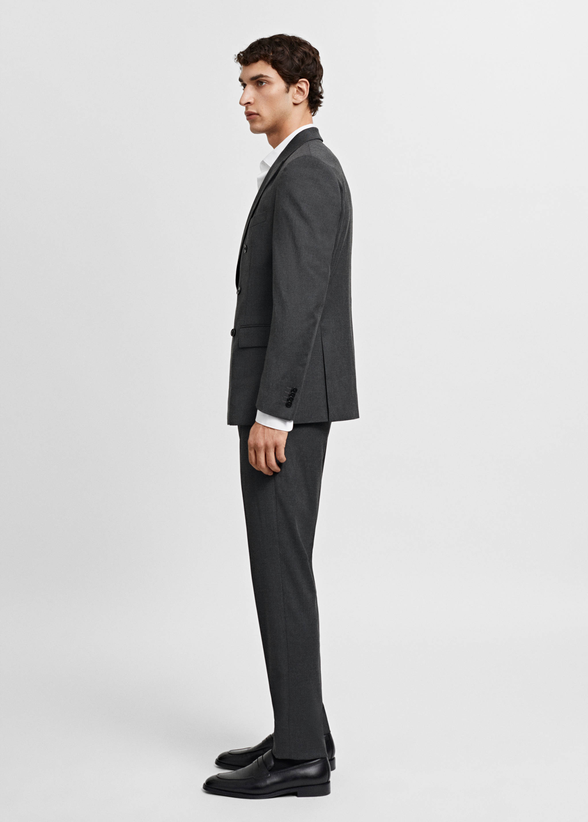 Slim fit suit trousers - Details of the article 2