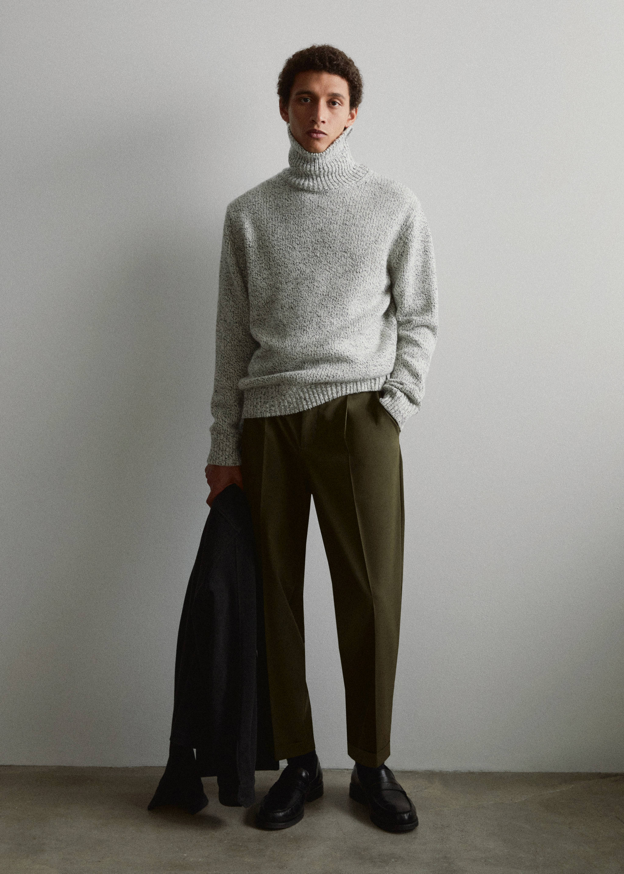 Slim-fit suit trousers - Details of the article 6