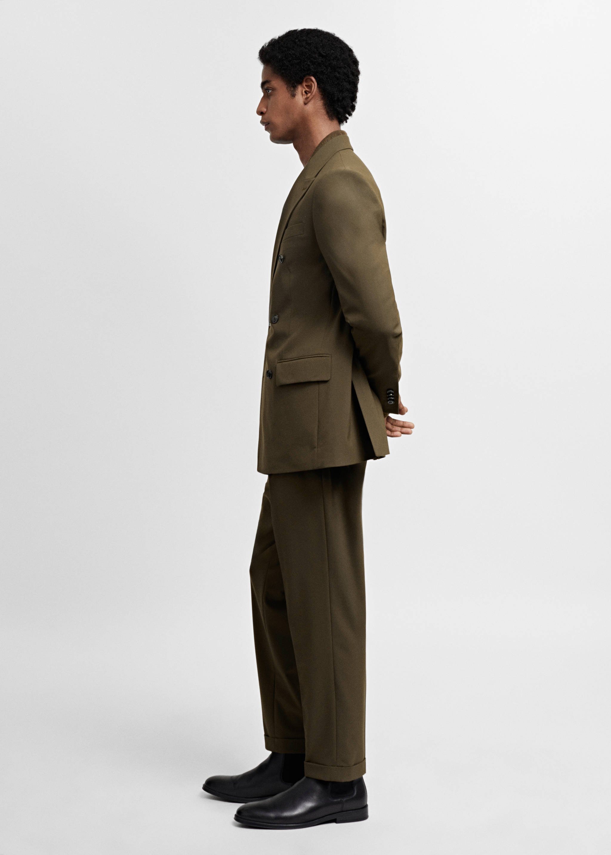 Slim-fit suit trousers - Details of the article 2