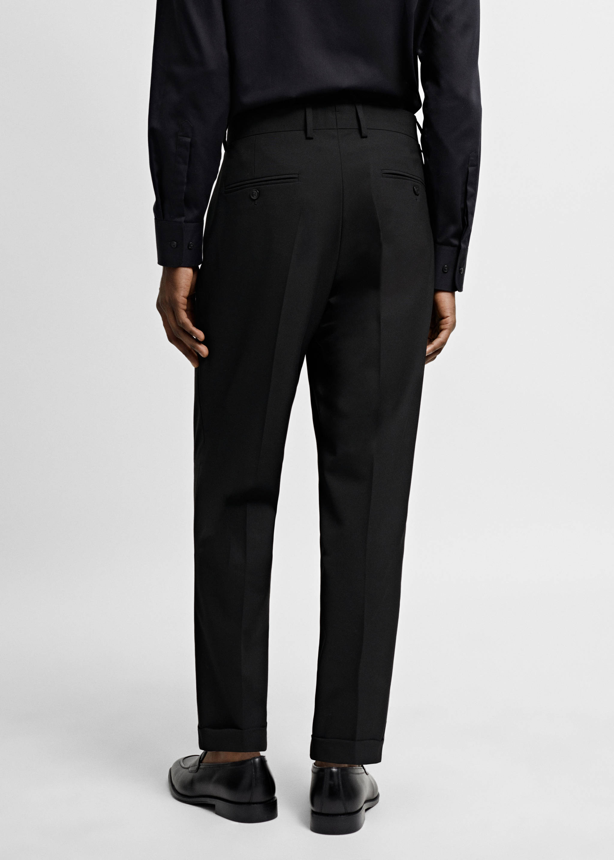 Slim-fit suit trousers - Reverse of the article