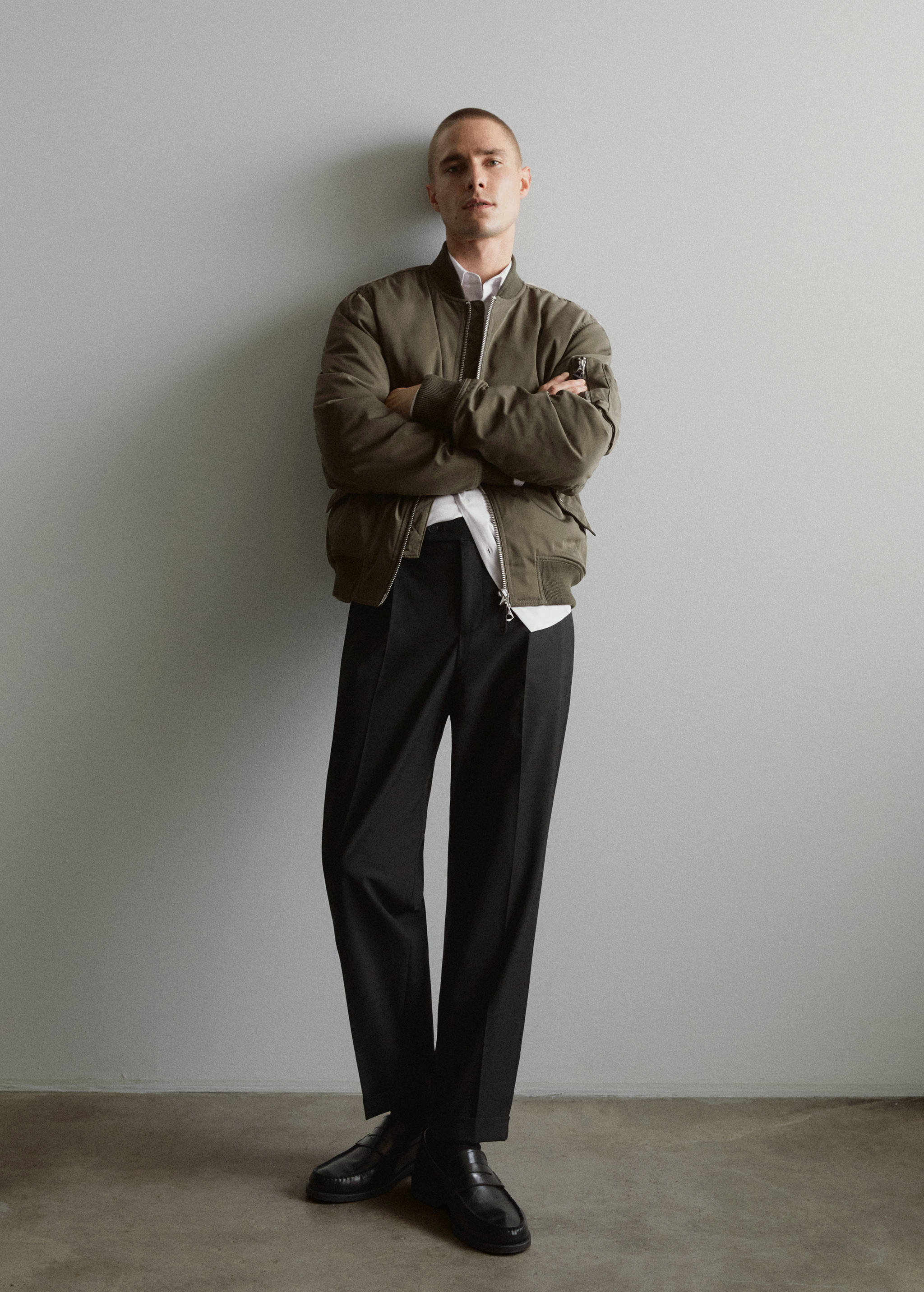 Slim-fit suit trousers - Details of the article 6