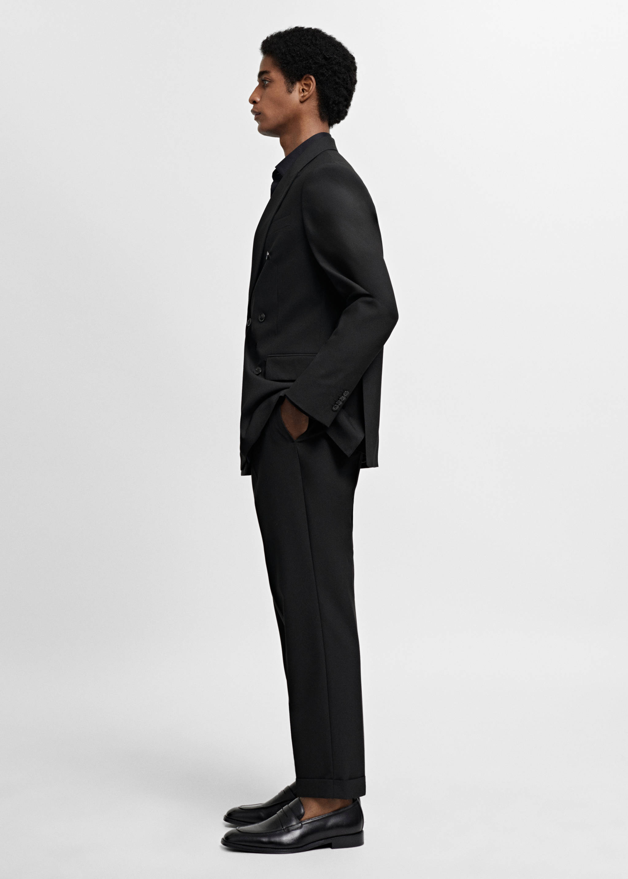 Slim-fit suit trousers - Details of the article 2