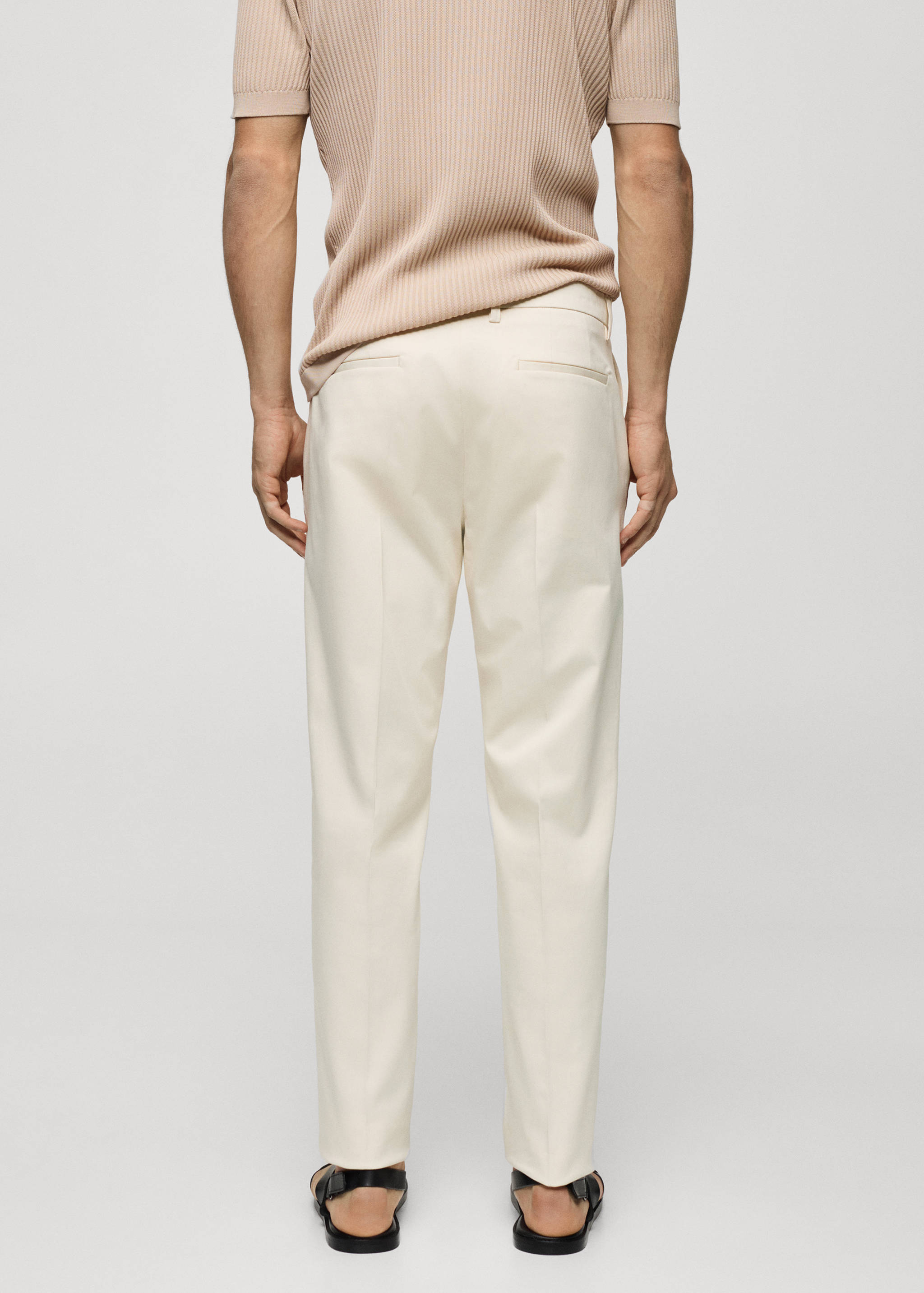 Slim fit chino pants - Reverse of the article