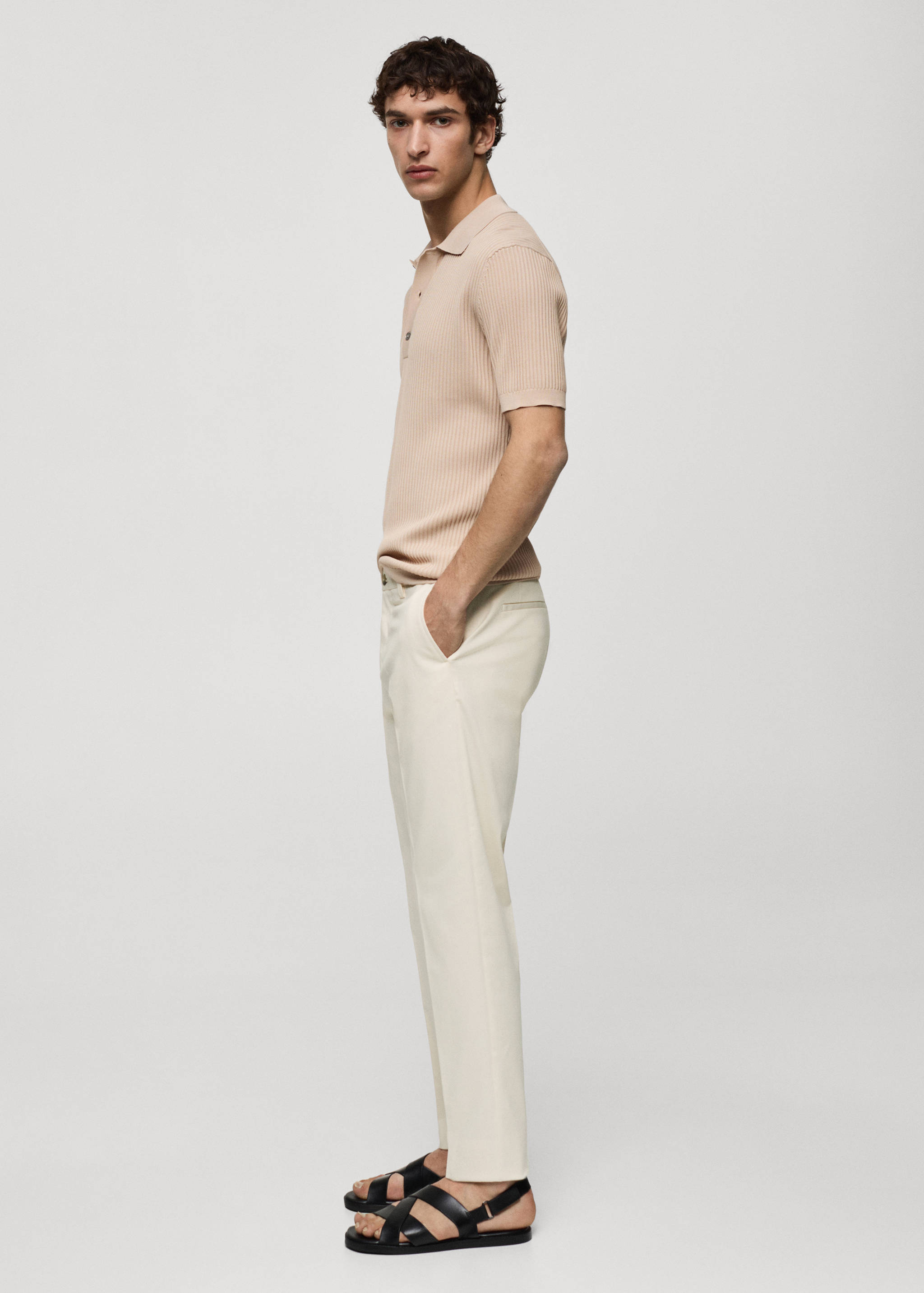 Slim fit chino pants - Details of the article 2