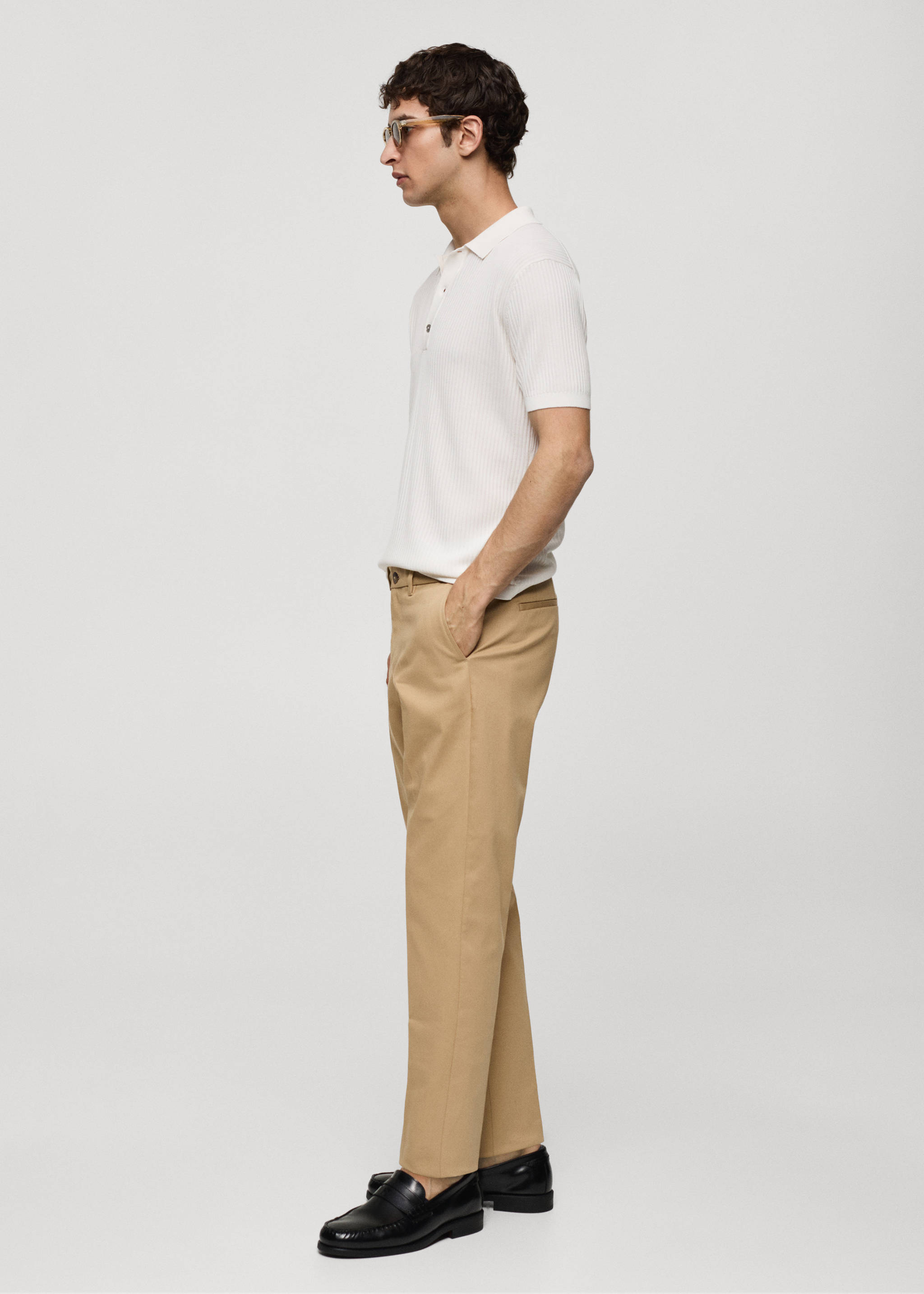 Slim fit chino pants - Details of the article 2