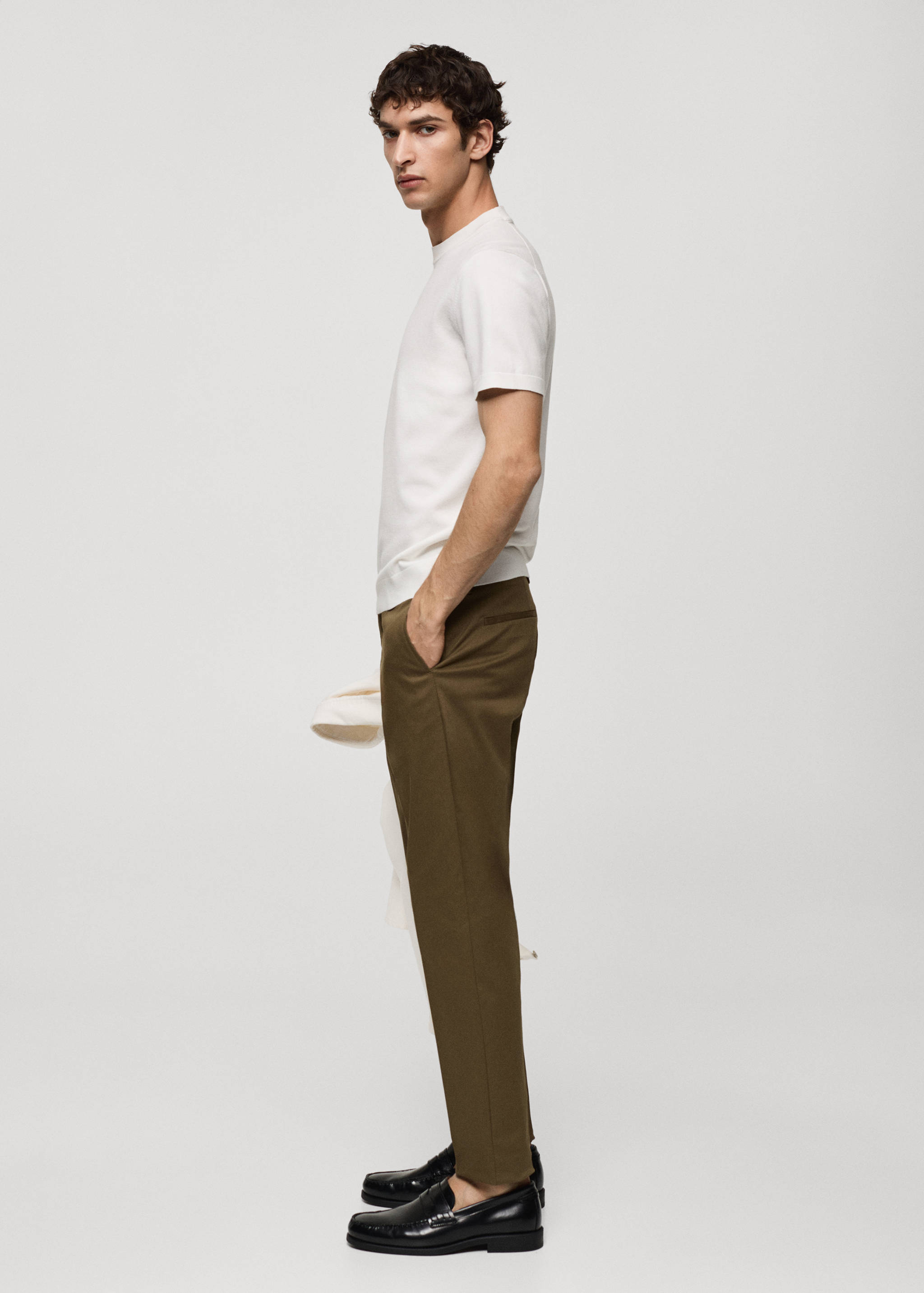 Slim fit chino pants - Details of the article 2