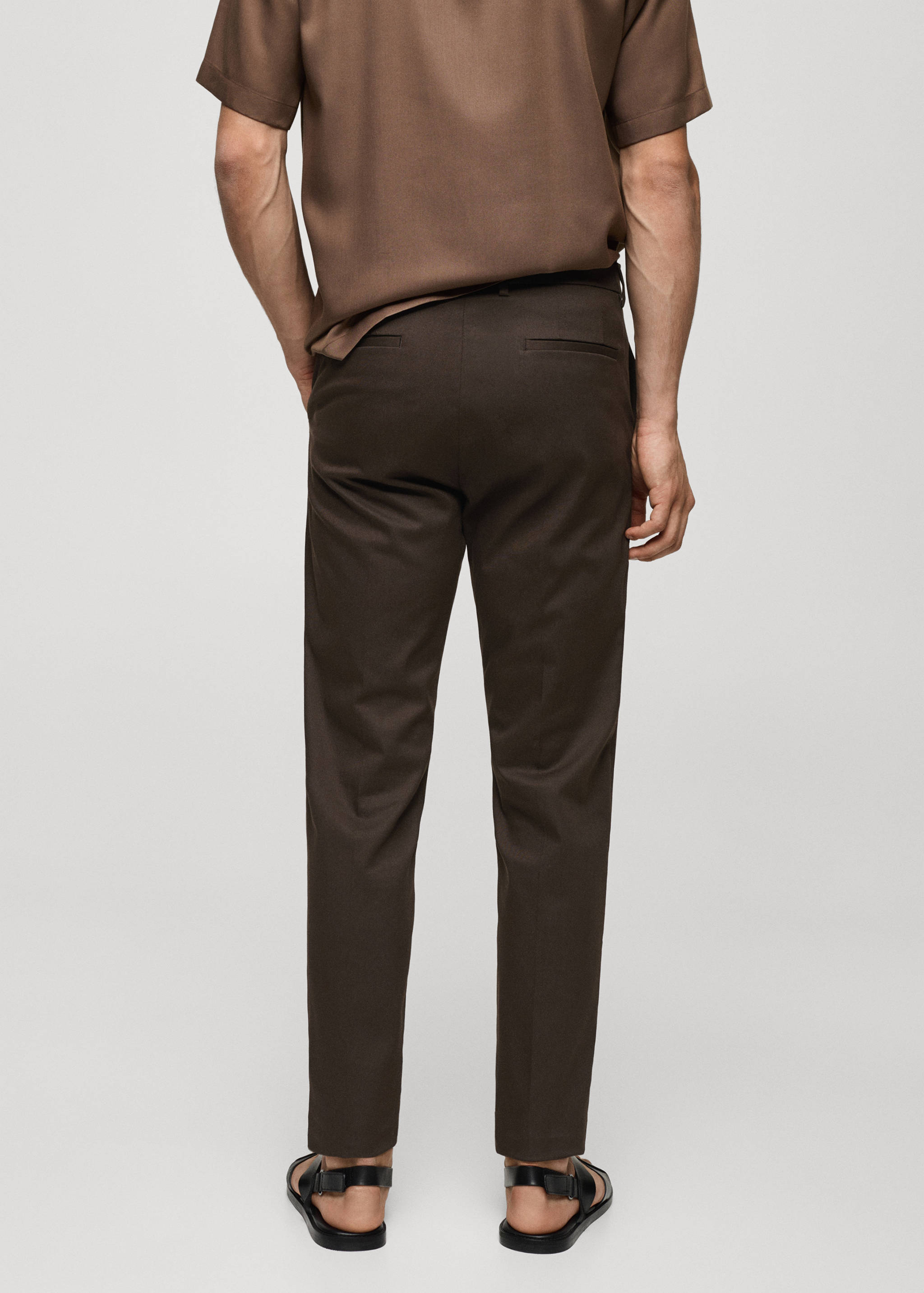 Slim fit chino trousers - Reverse of the article