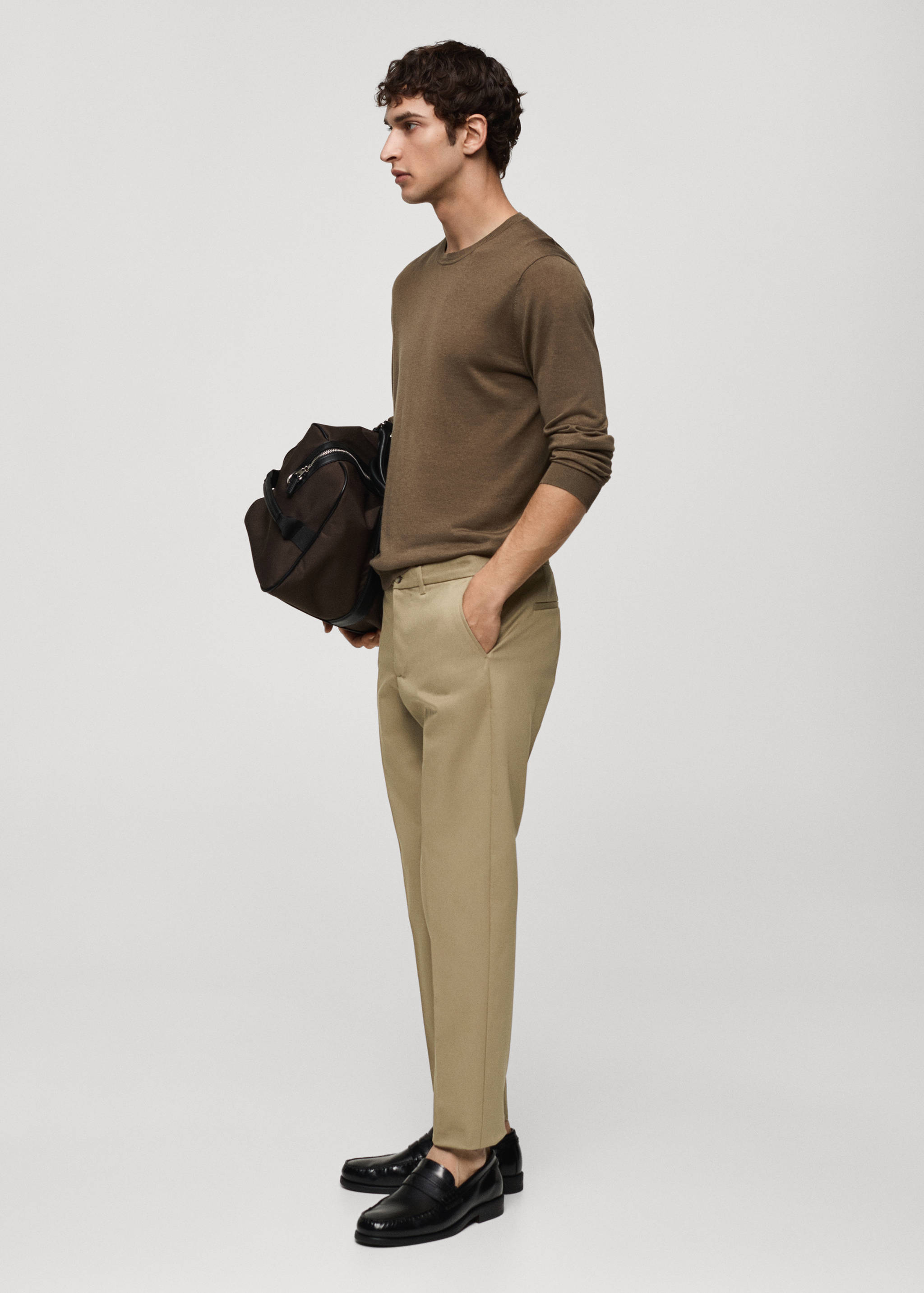 Slim fit chino pants - Details of the article 2