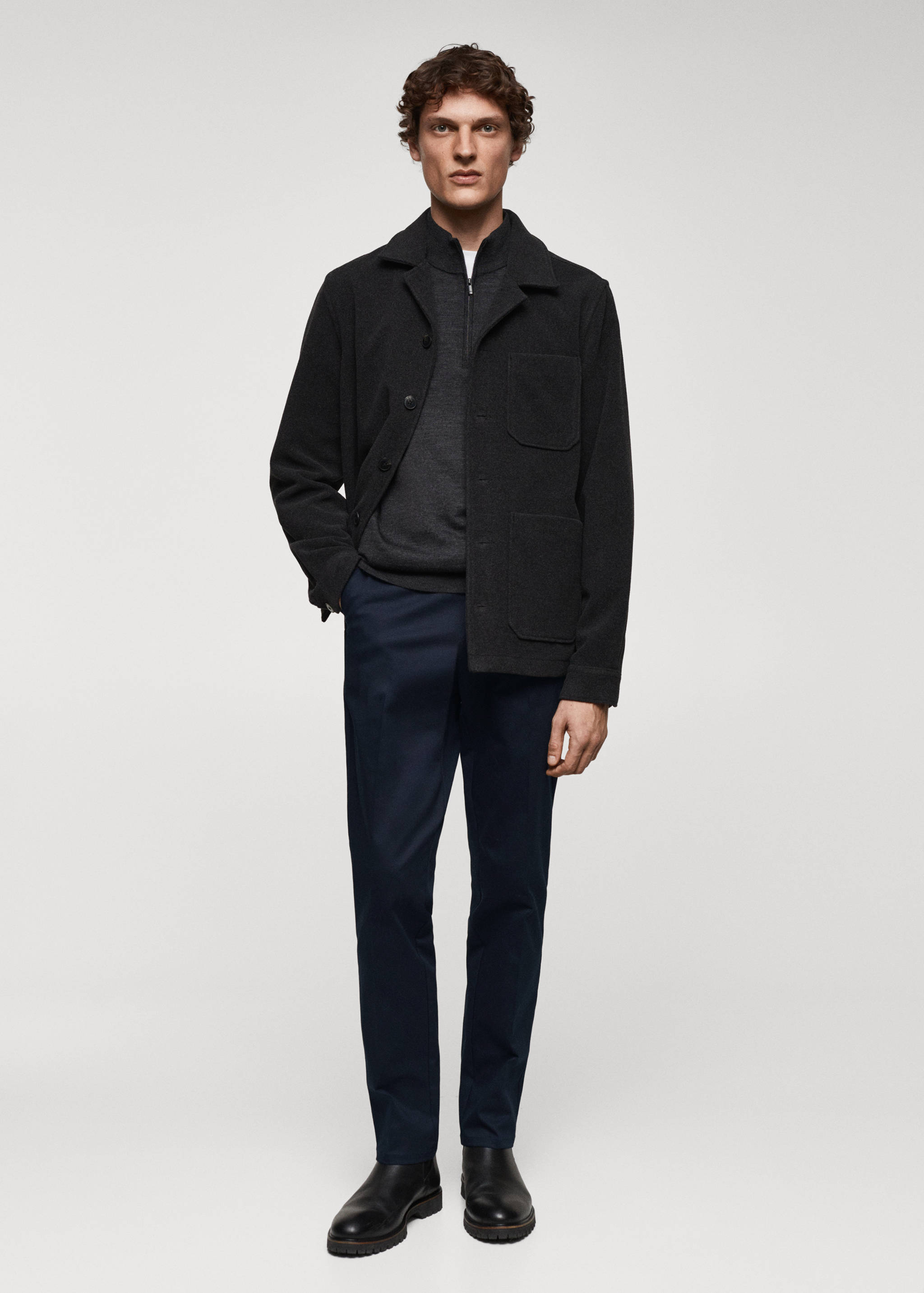 Slim fit chino trousers - General plane