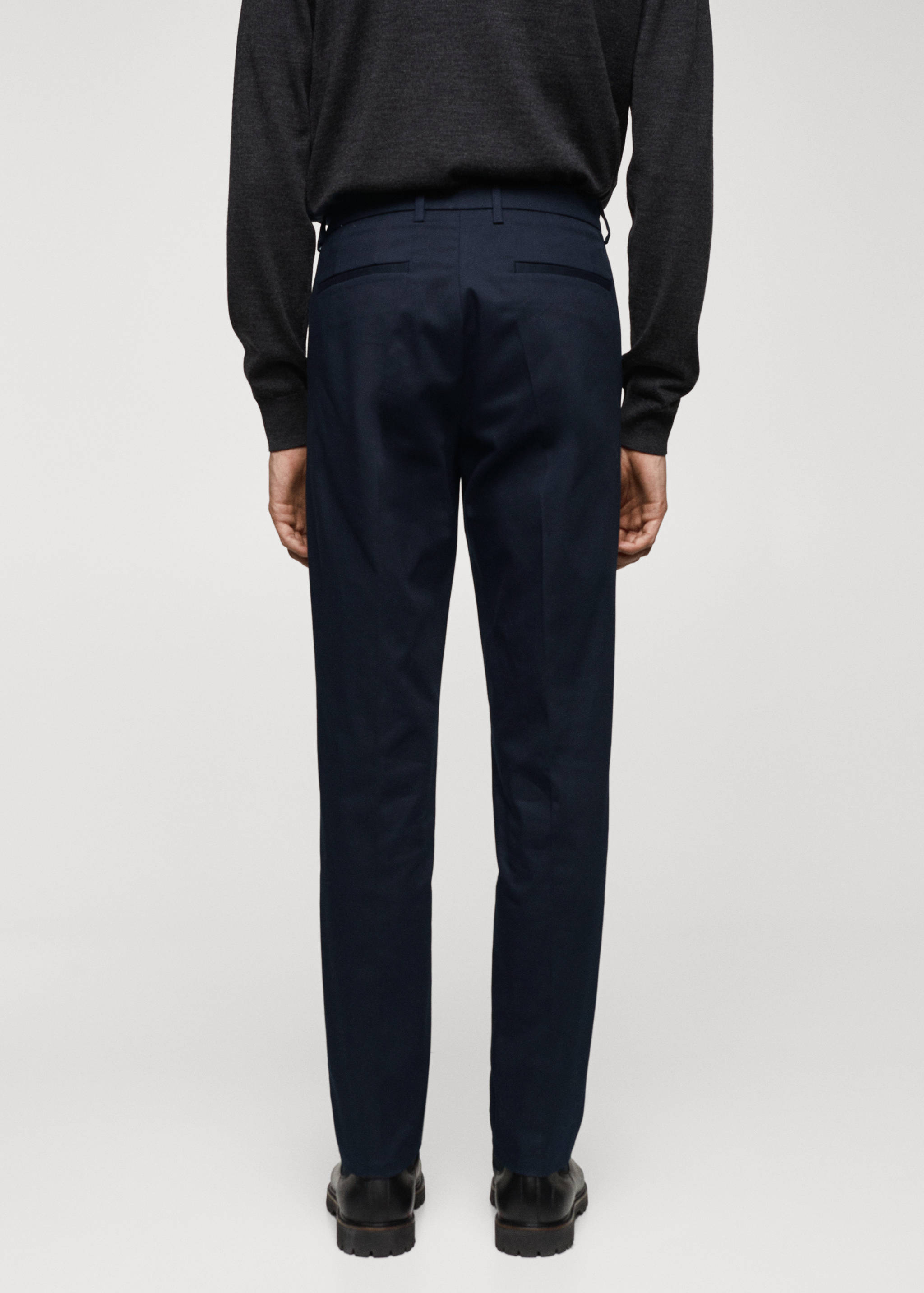 Slim fit chino trousers - Reverse of the article