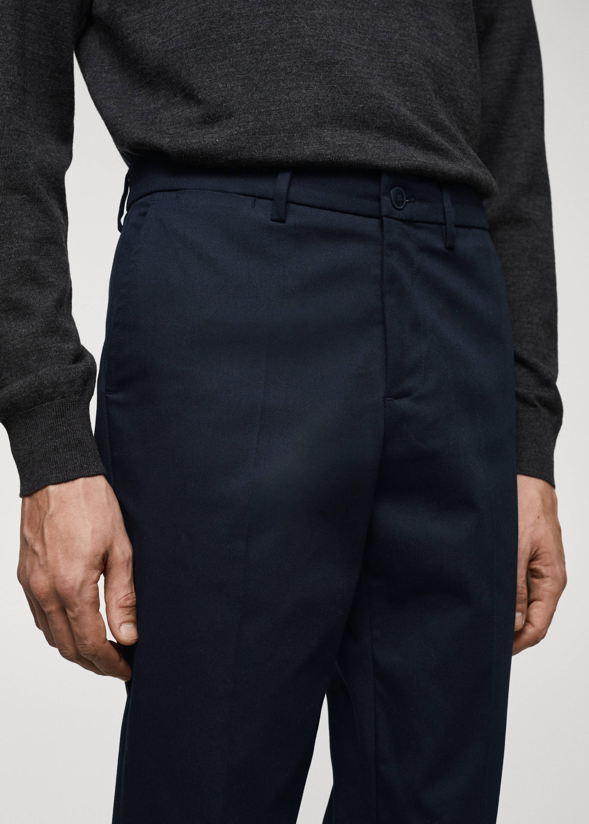 Slim fit chino trousers - Details of the article 1