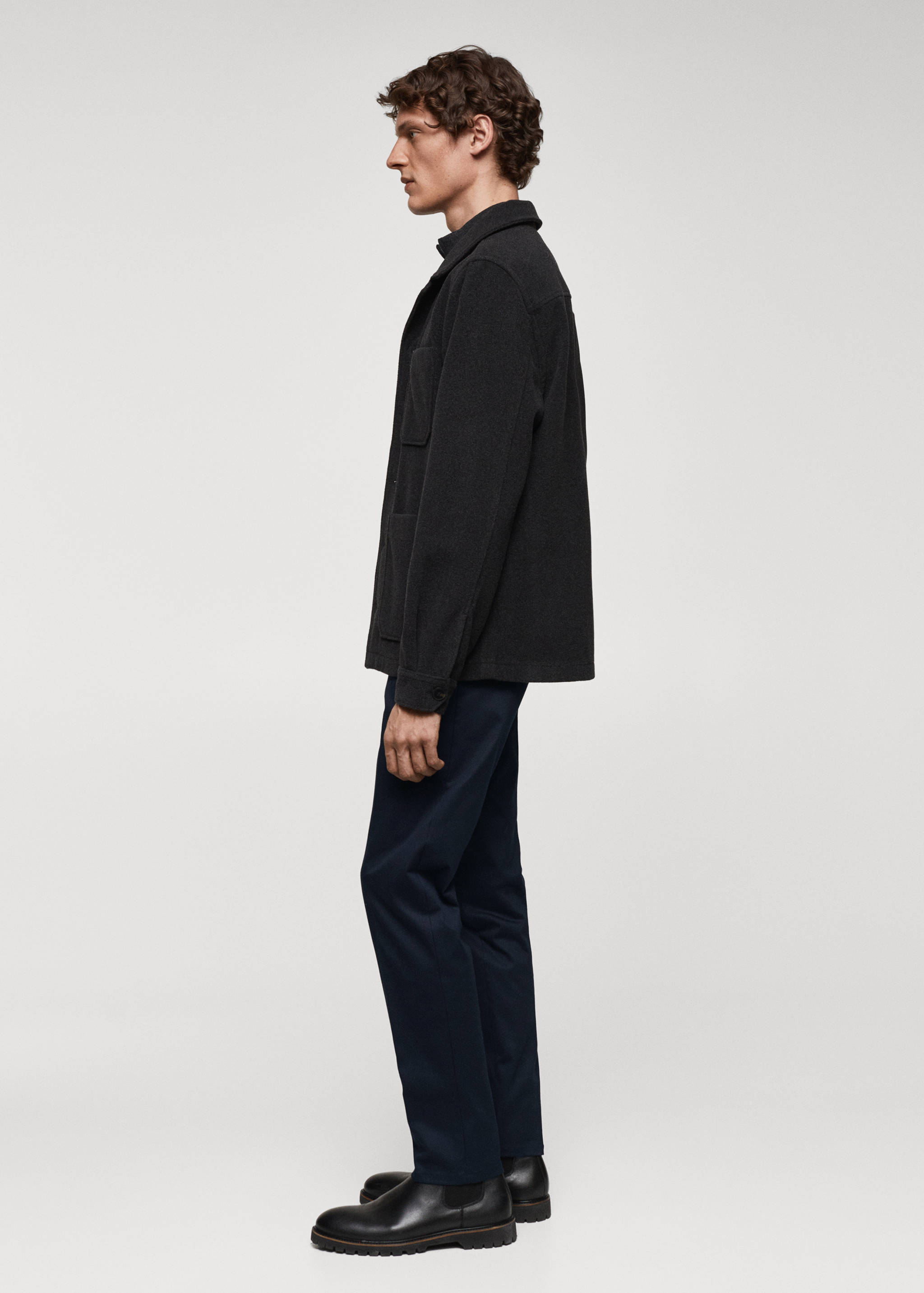 Slim fit chino trousers - Details of the article 2