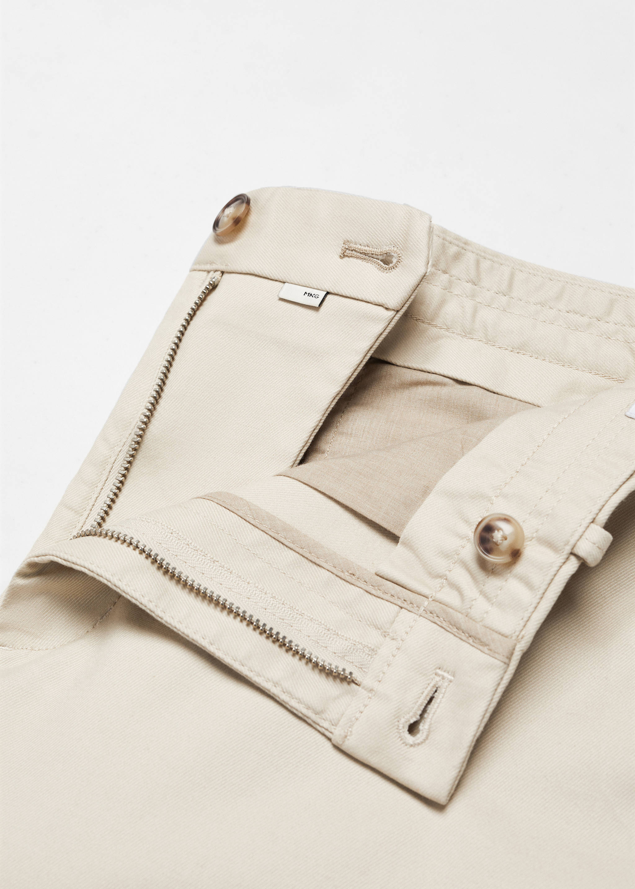 Calças chino slim fit de sarja - Pormenor do artigo 8