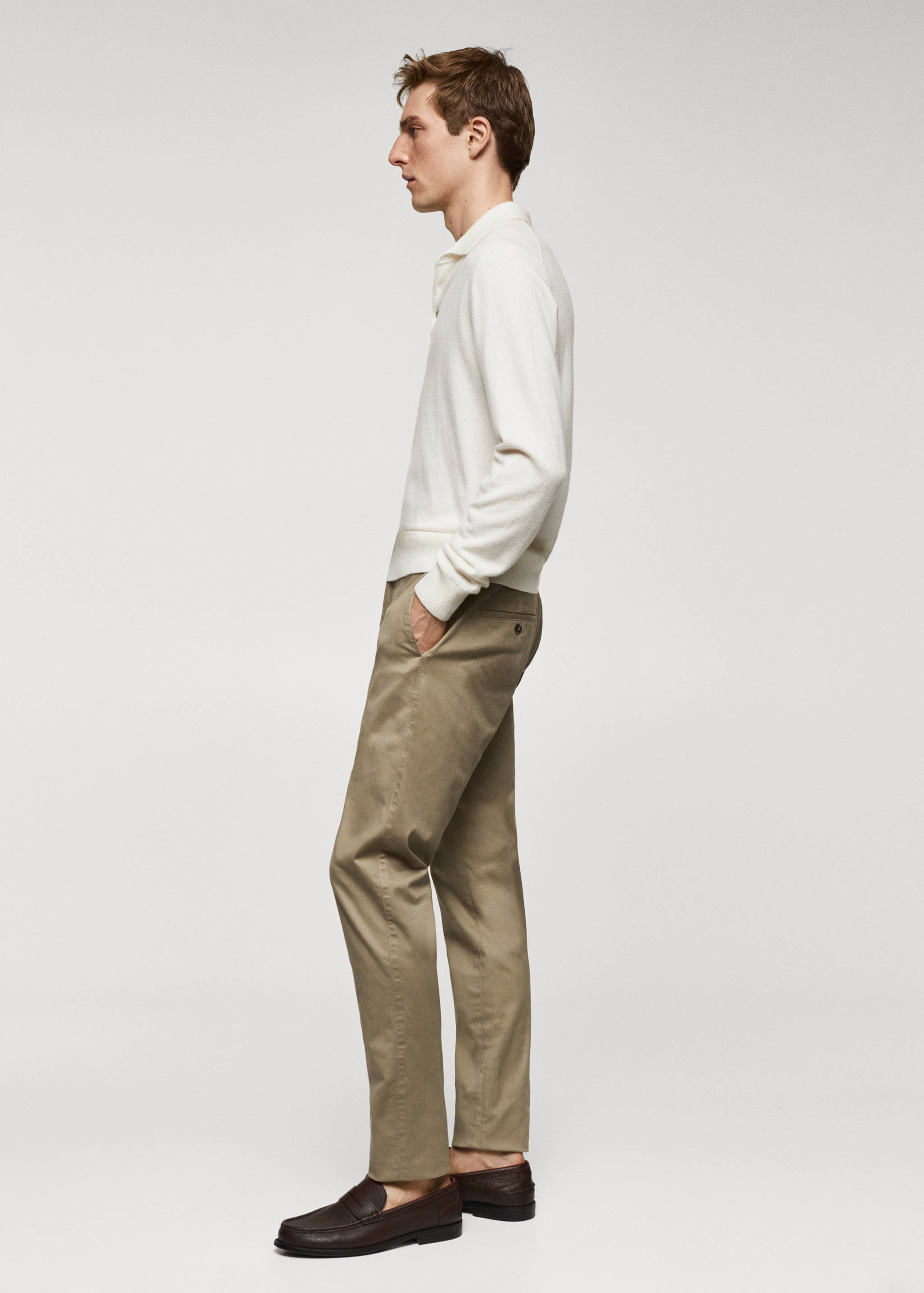 Pantalons xinesos slim fit sarja - Detall de l'article 2