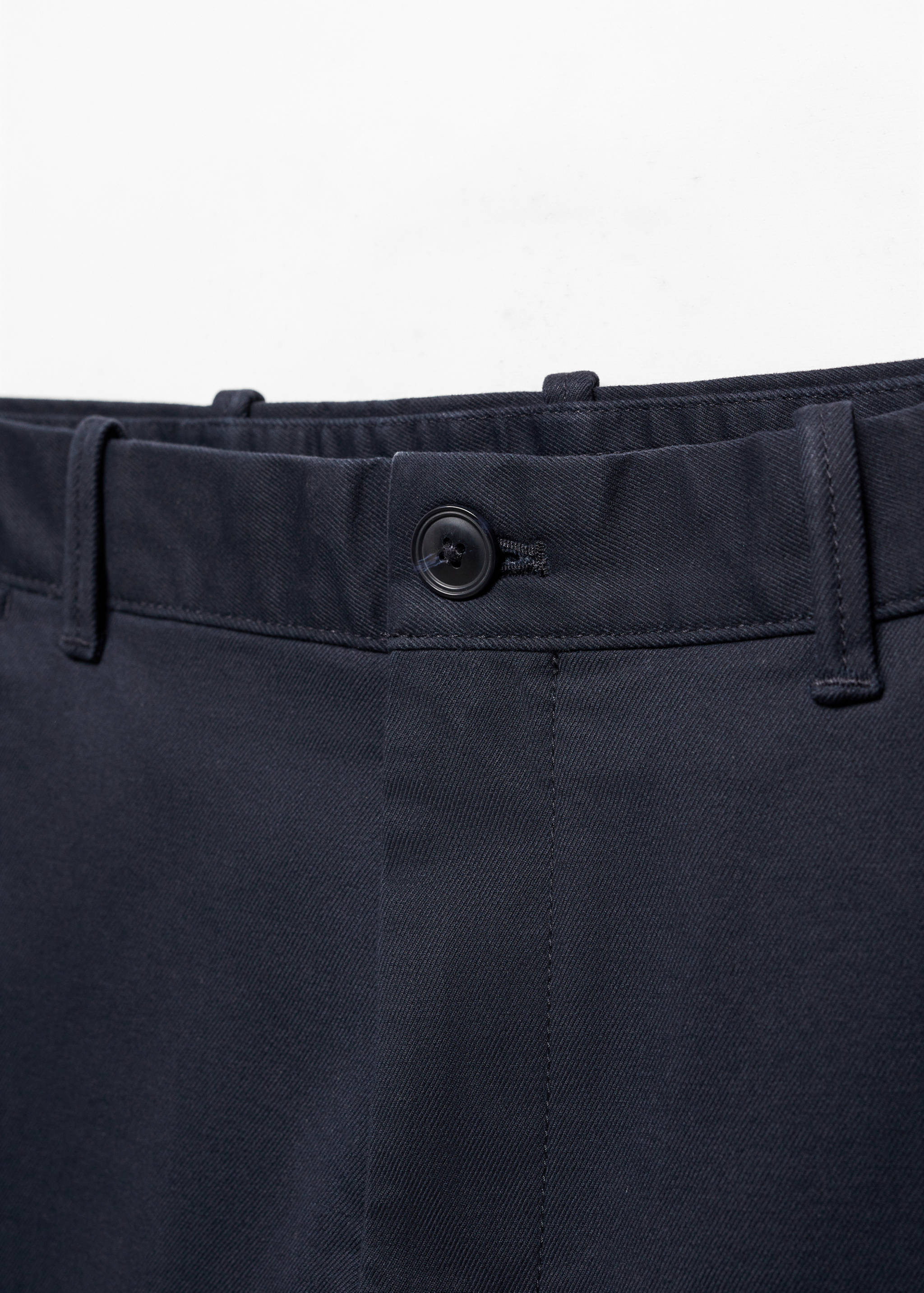 Calças chino slim fit de sarja - Pormenor do artigo 8