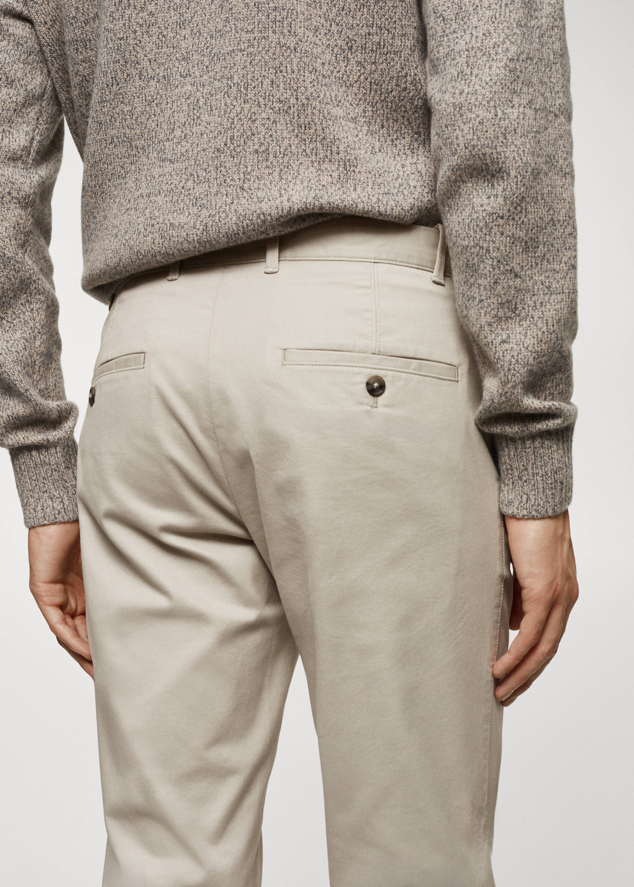 Pantalons xinesos slim fit sarja - Detall de l'article 4