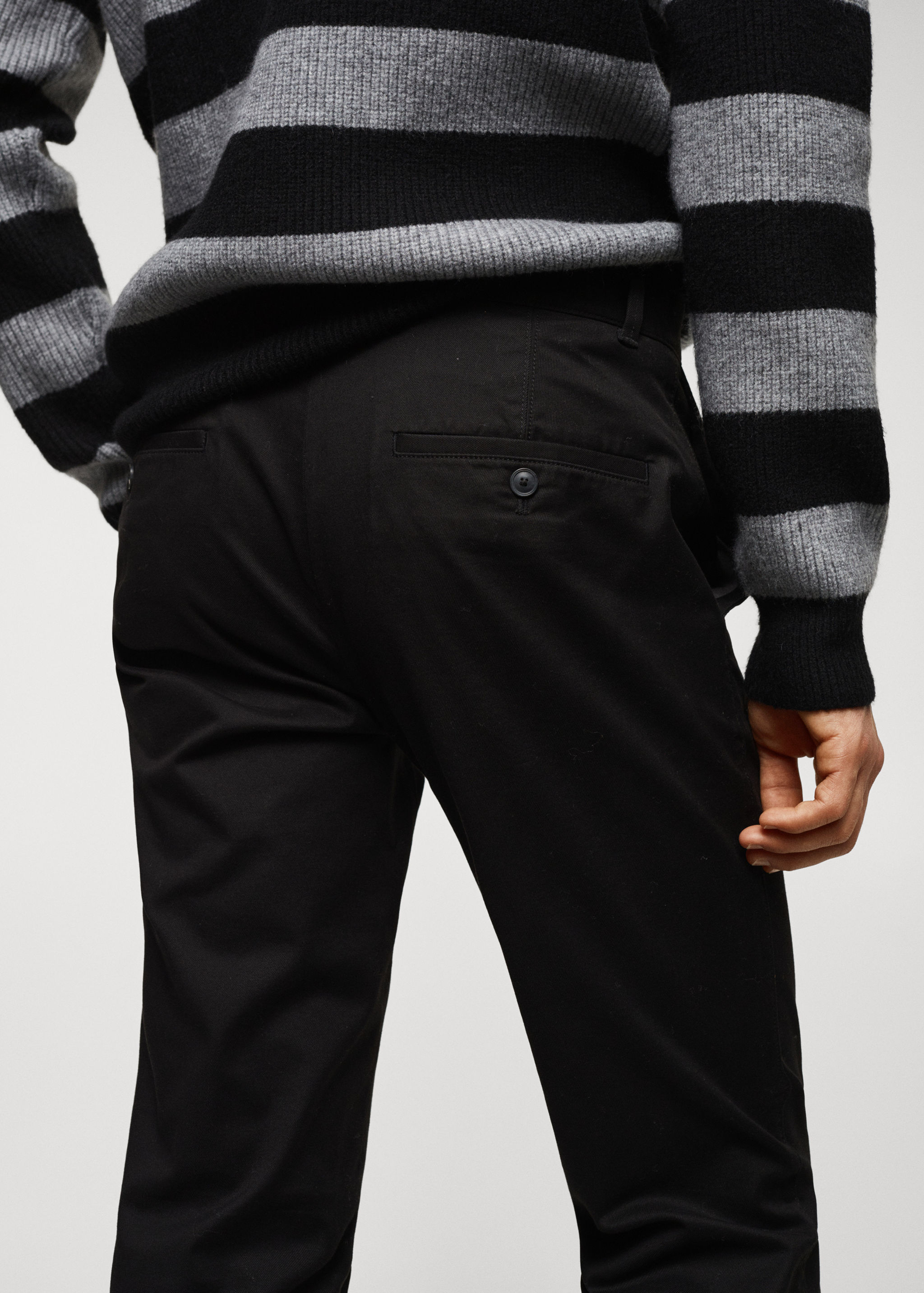 Pantalons xinesos slim fit sarja - Detall de l'article 4