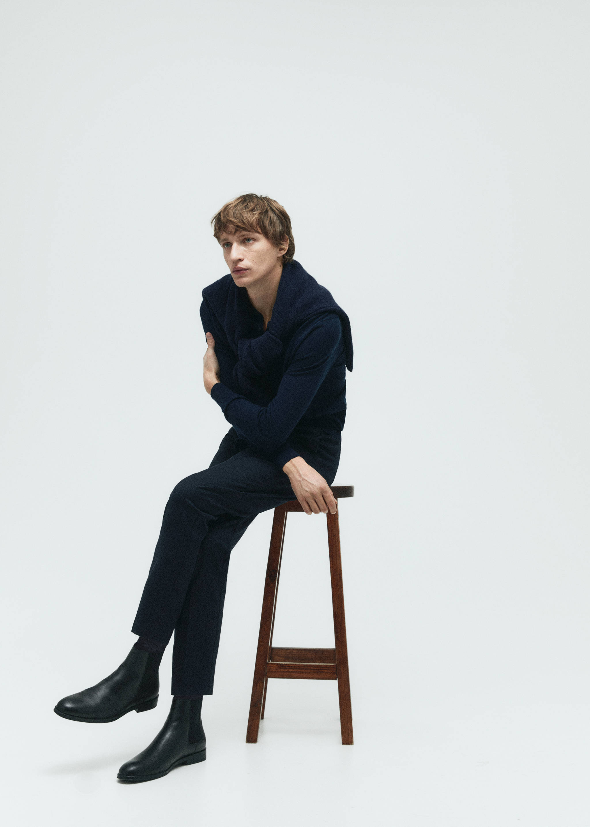 Polokošile ze 100% vlny merino s dlouhými rukávy - Detail zboží 5