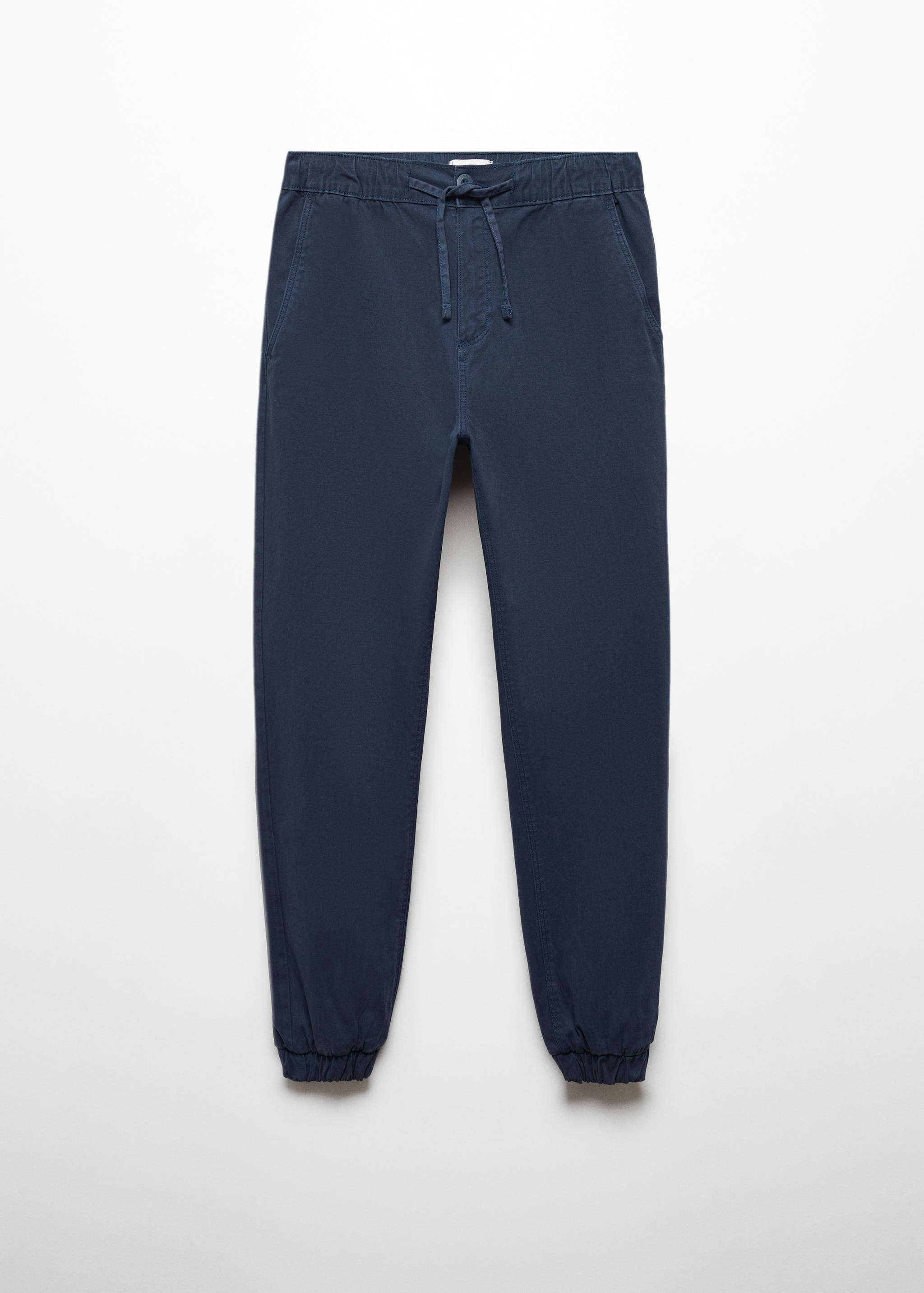 Cotton jogger-style trousers - Article without model
