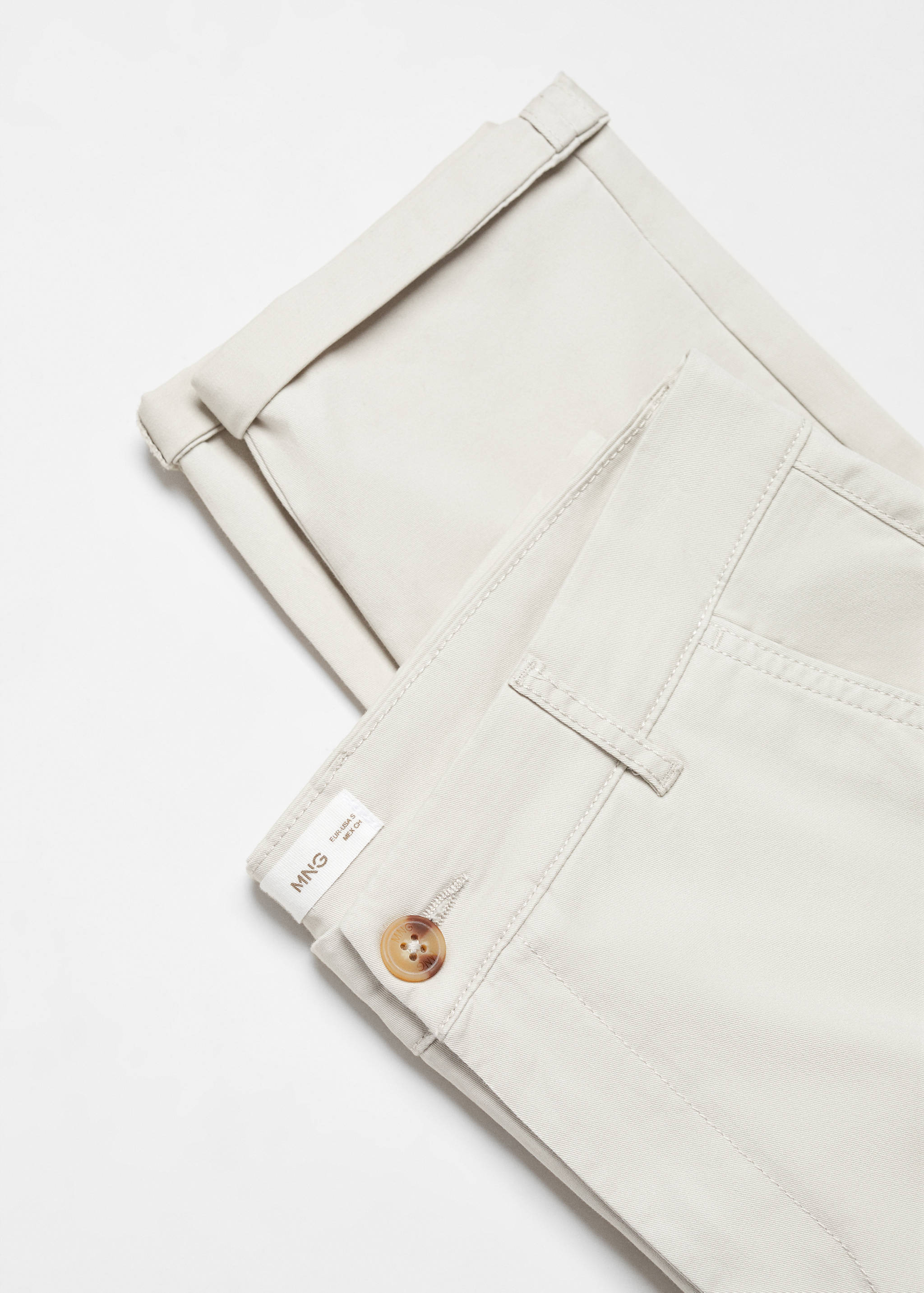 Cotton chinos - Details of the article 8