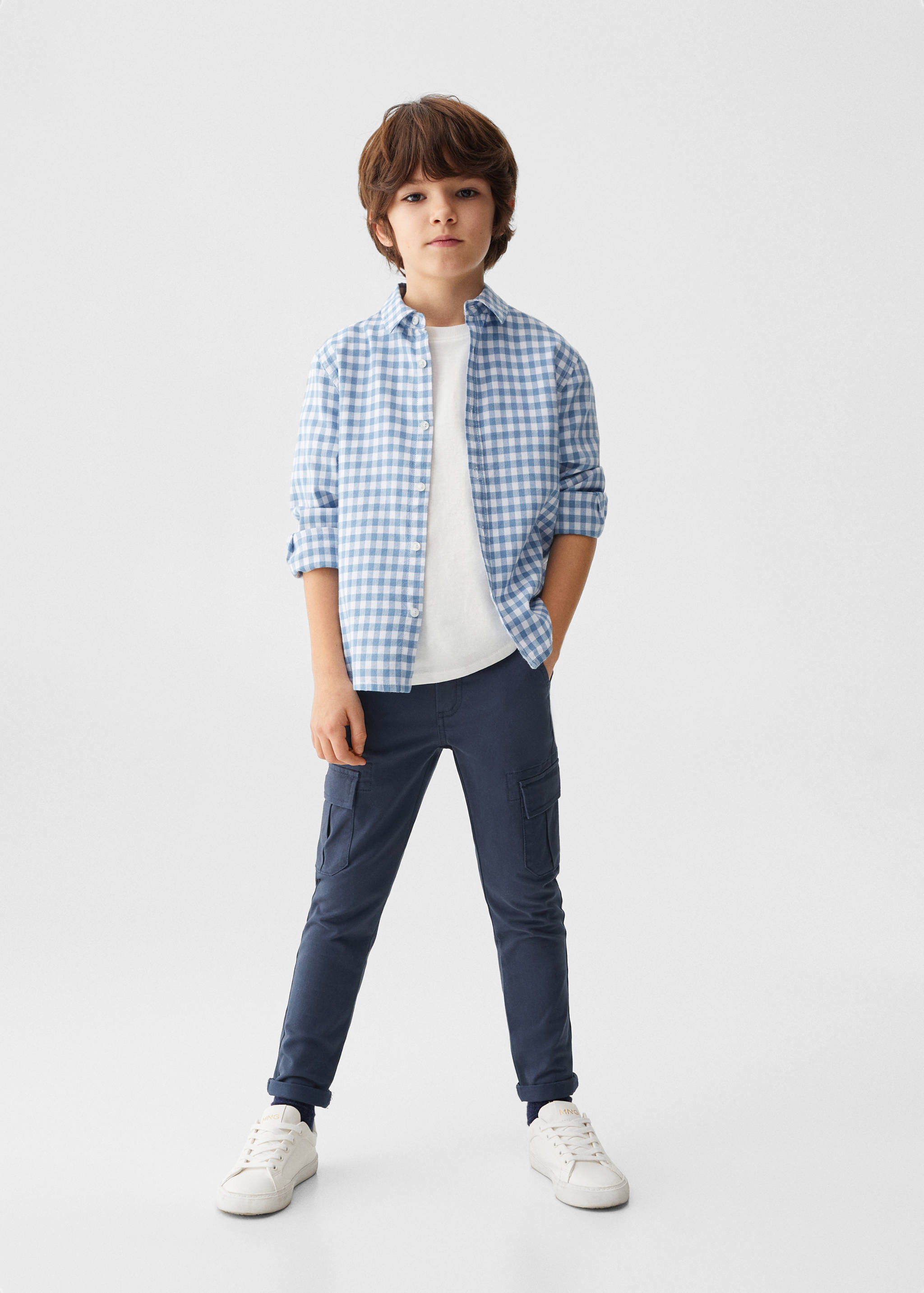 Regular-fit cargo pants - General plane