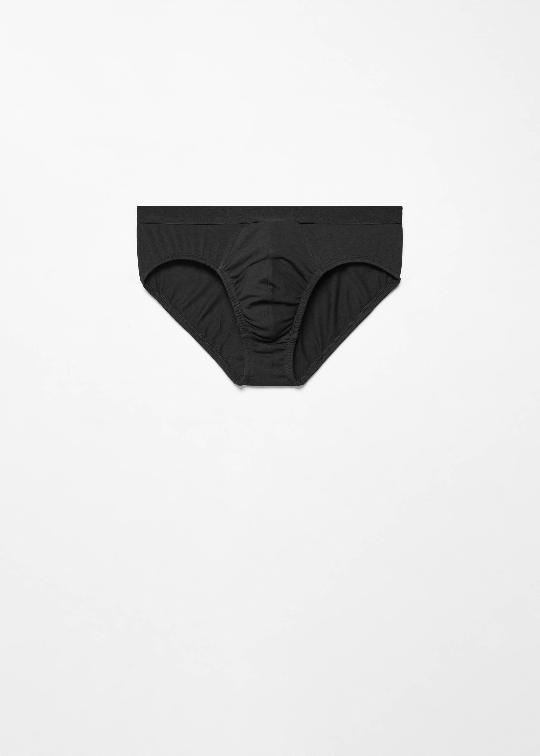2 pack basic briefs - Reverse of the article, Black. Ref: 67000673-00.