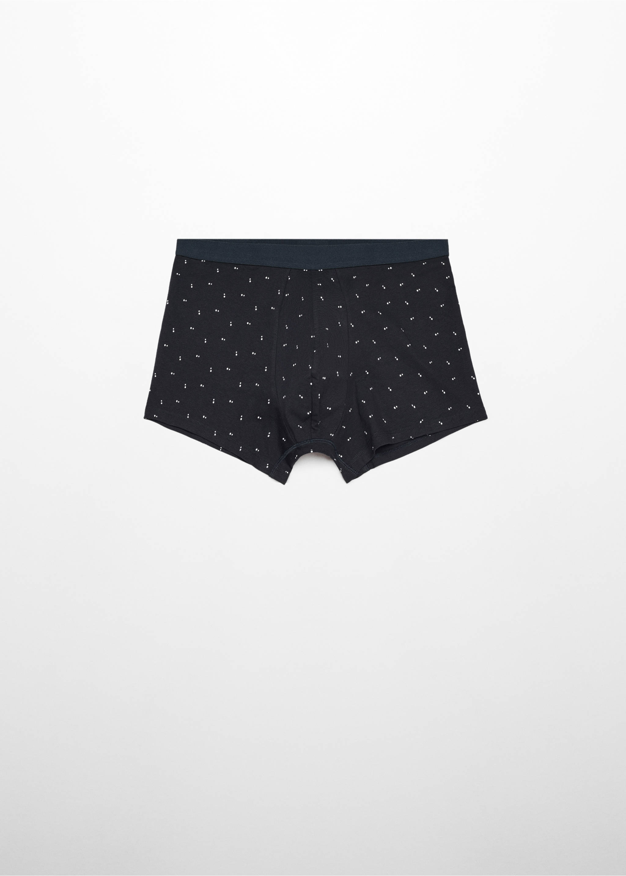 3-pack cotton boxers - Reverse of the article, Dark Navy. Ref: 67000674-00.