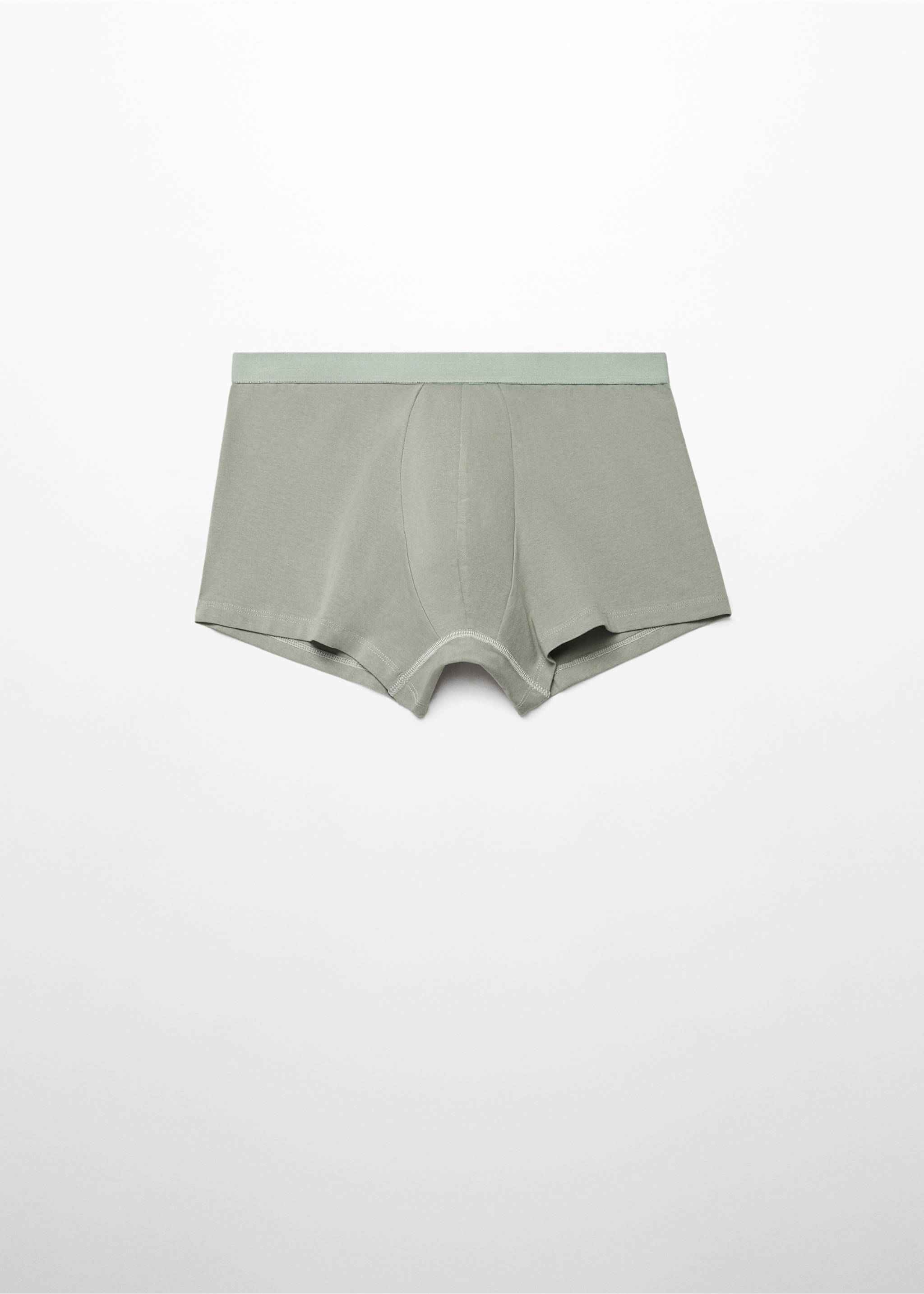 3-pack cotton boxers - Reverse of the article, Khaki. Ref: 67000675-00.
