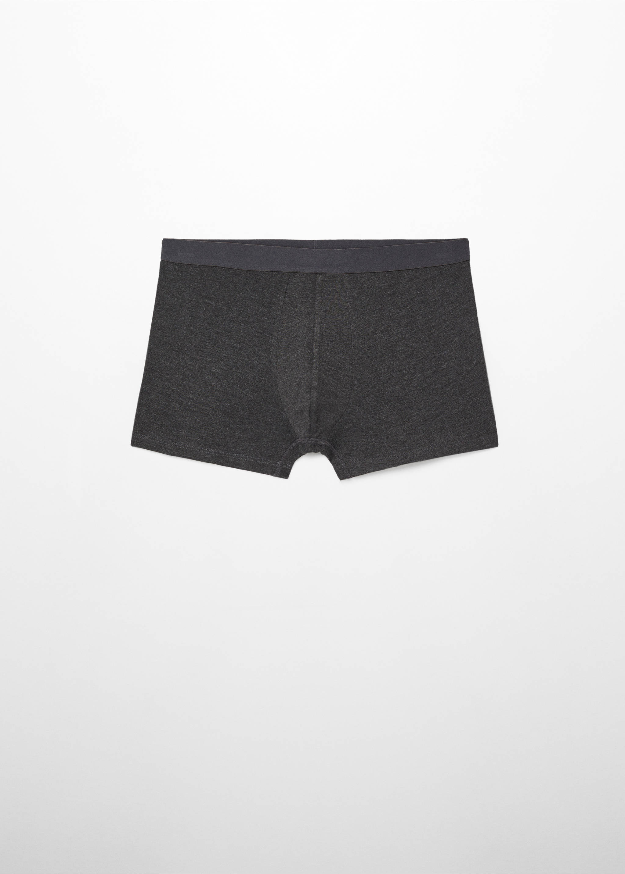 3-pack cotton boxers - Details of the article 8, Grey. Ref: 67000676-00.